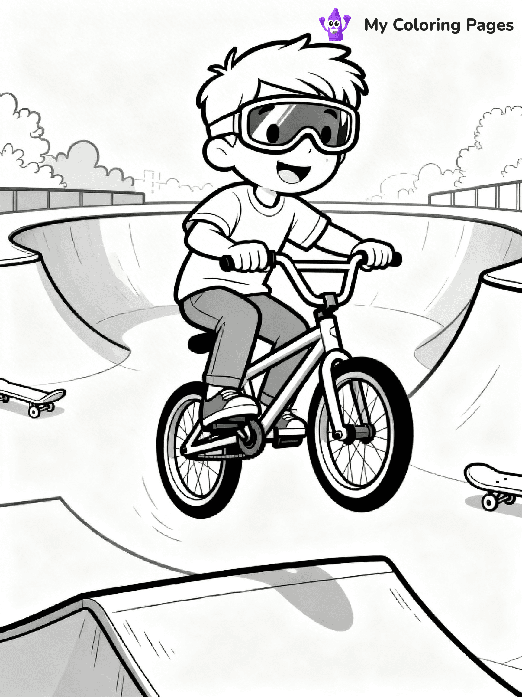 BMX Coloring Pages - 4