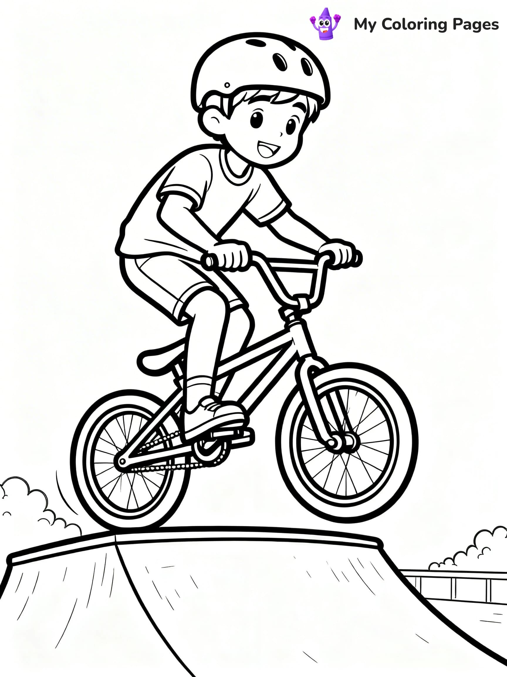BMX Coloring Pages - 3