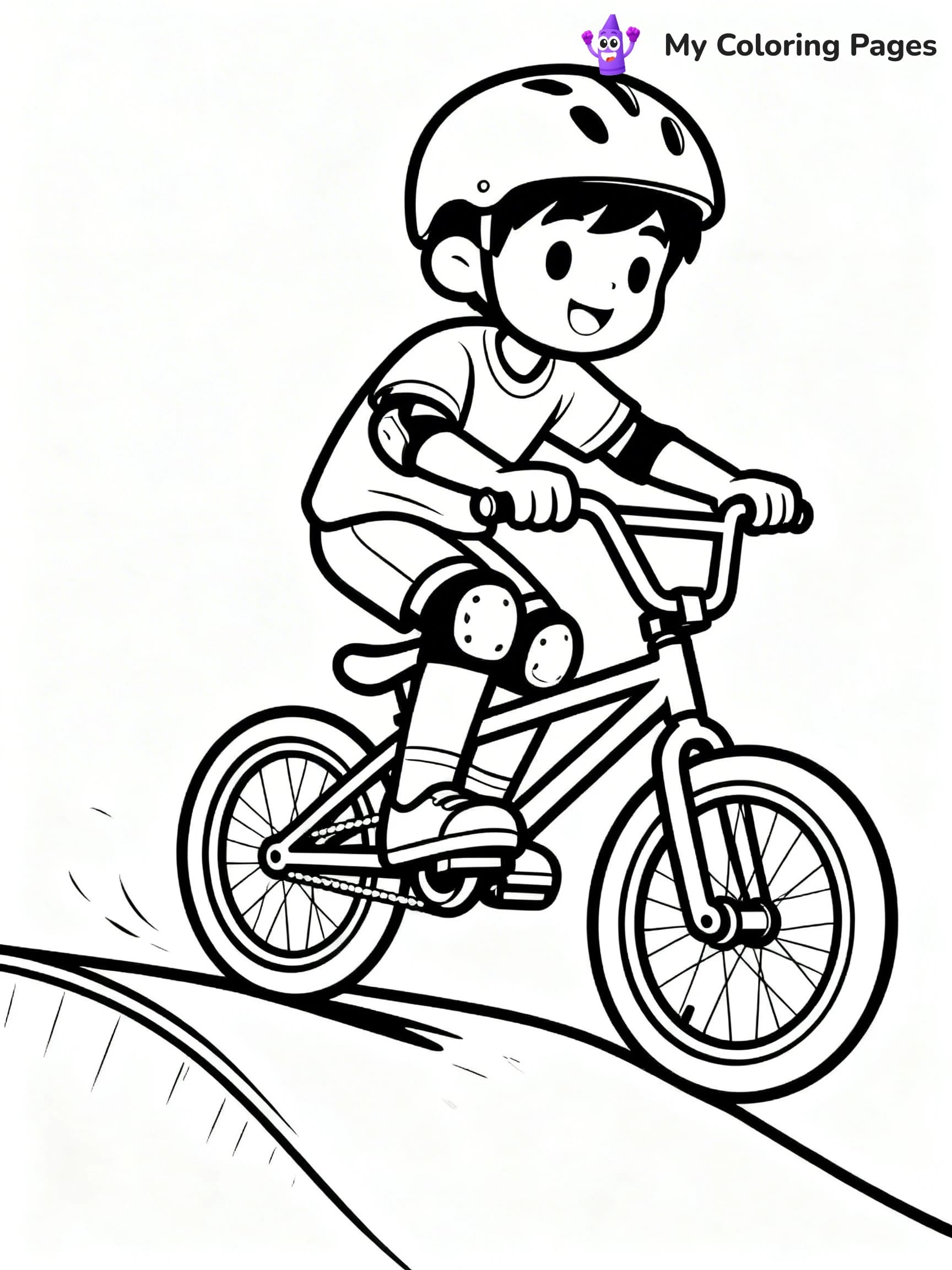 BMX Coloring Pages - 2