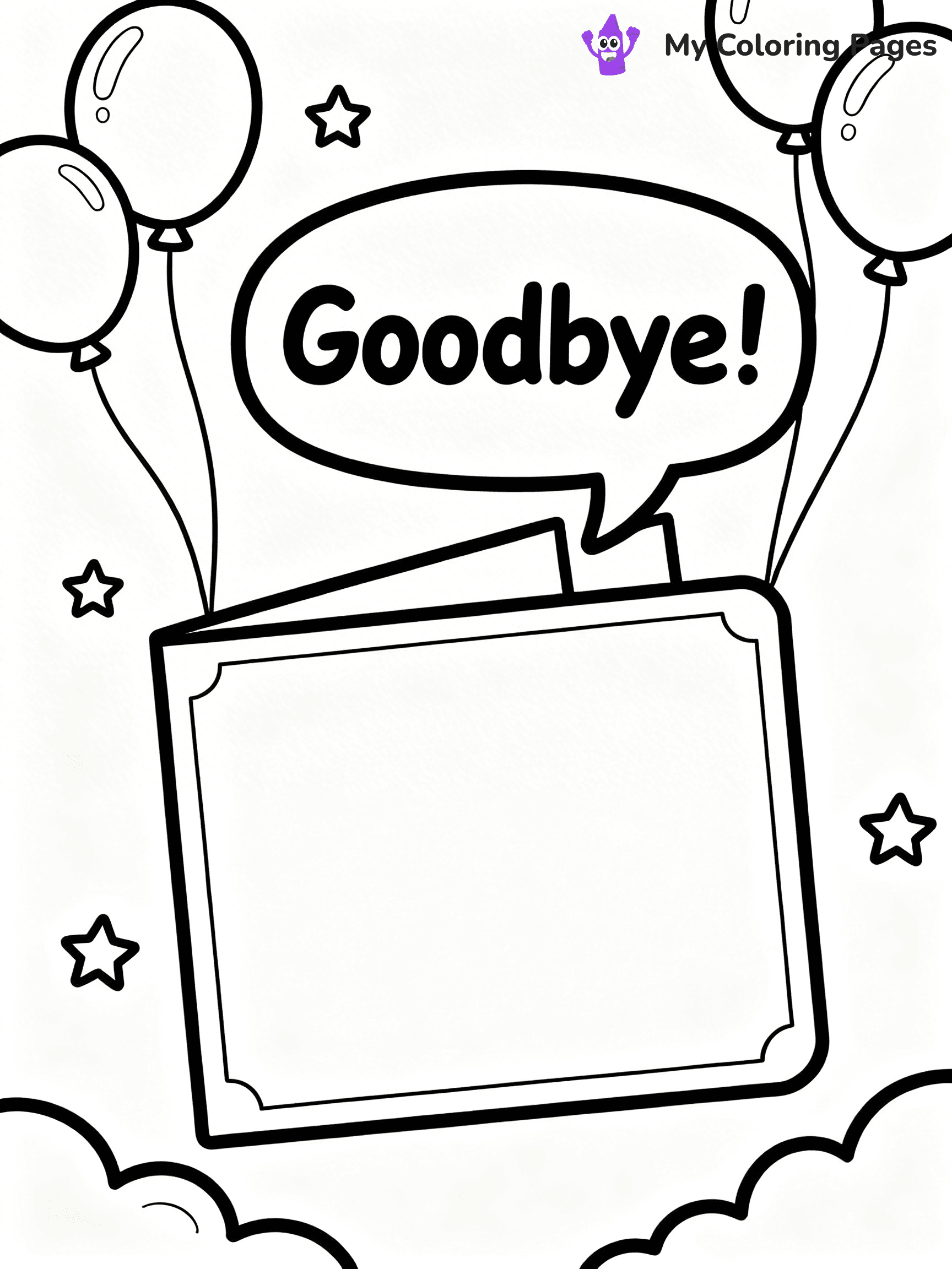We Will Miss You Coloring Pages - 22