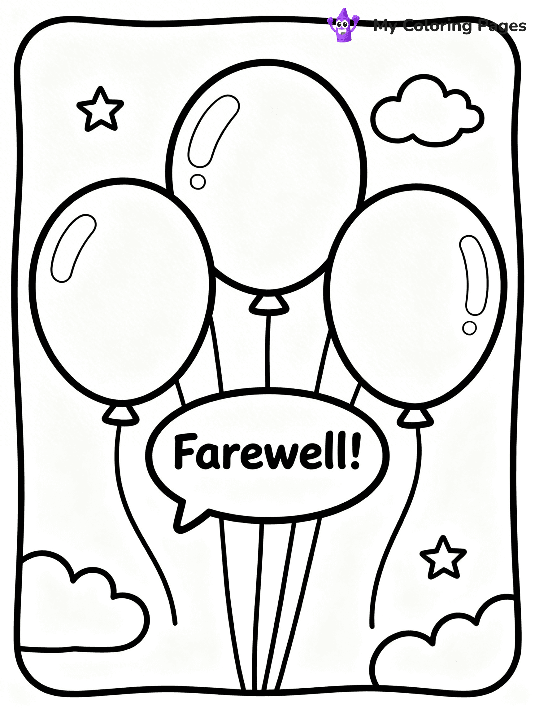 We Will Miss You Coloring Pages - 21