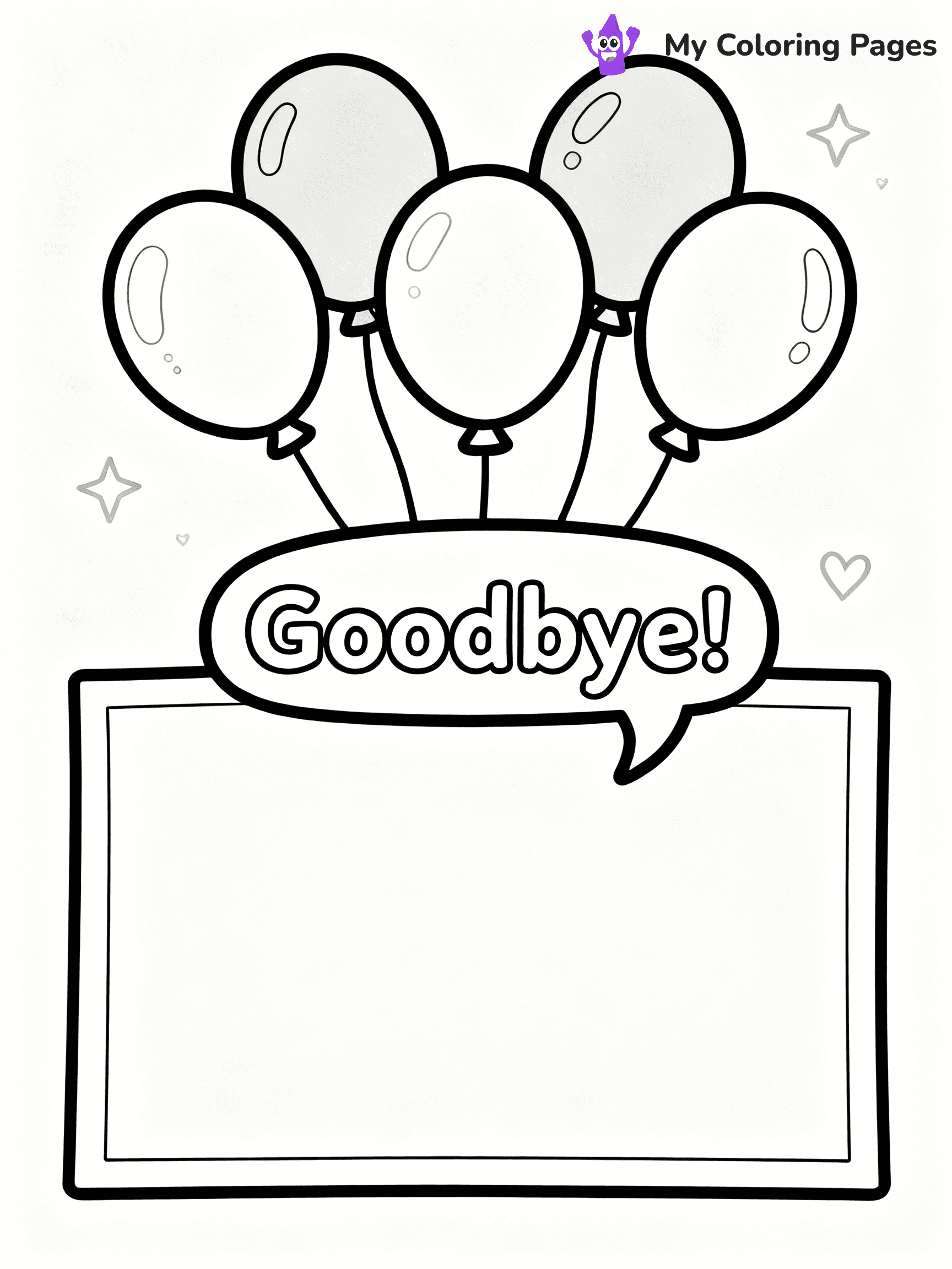 We Will Miss You Coloring Pages - 19