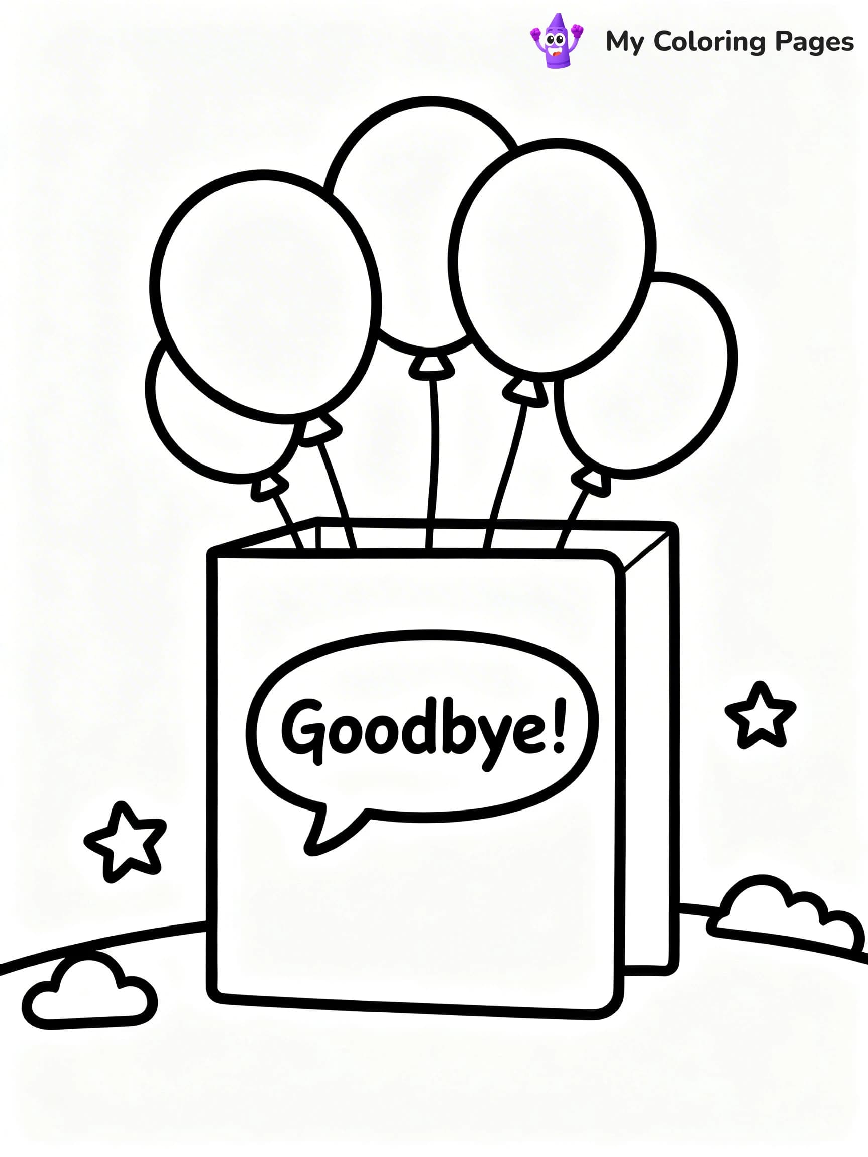 We Will Miss You Coloring Pages - 18