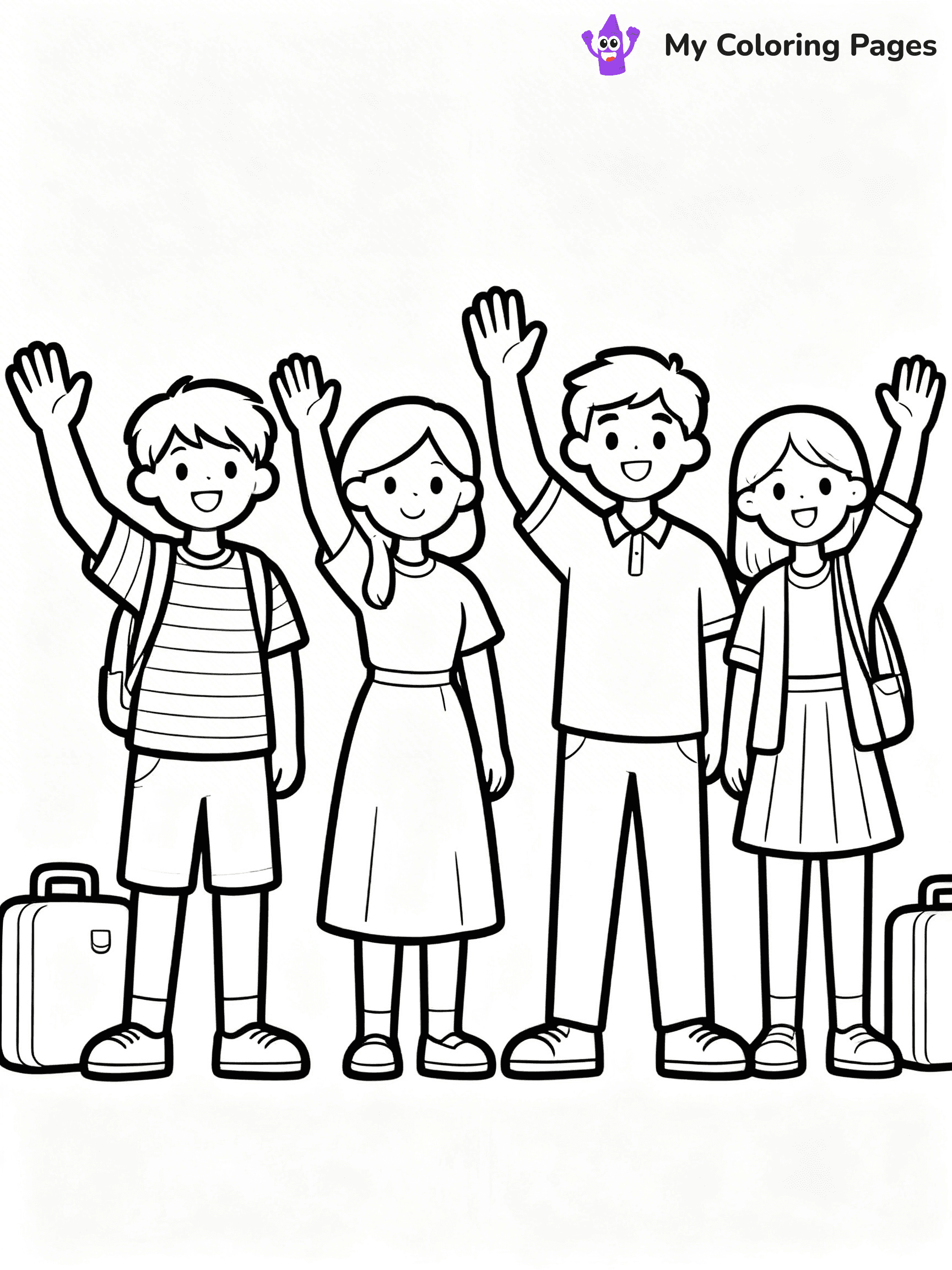 We Will Miss You Coloring Pages - 2