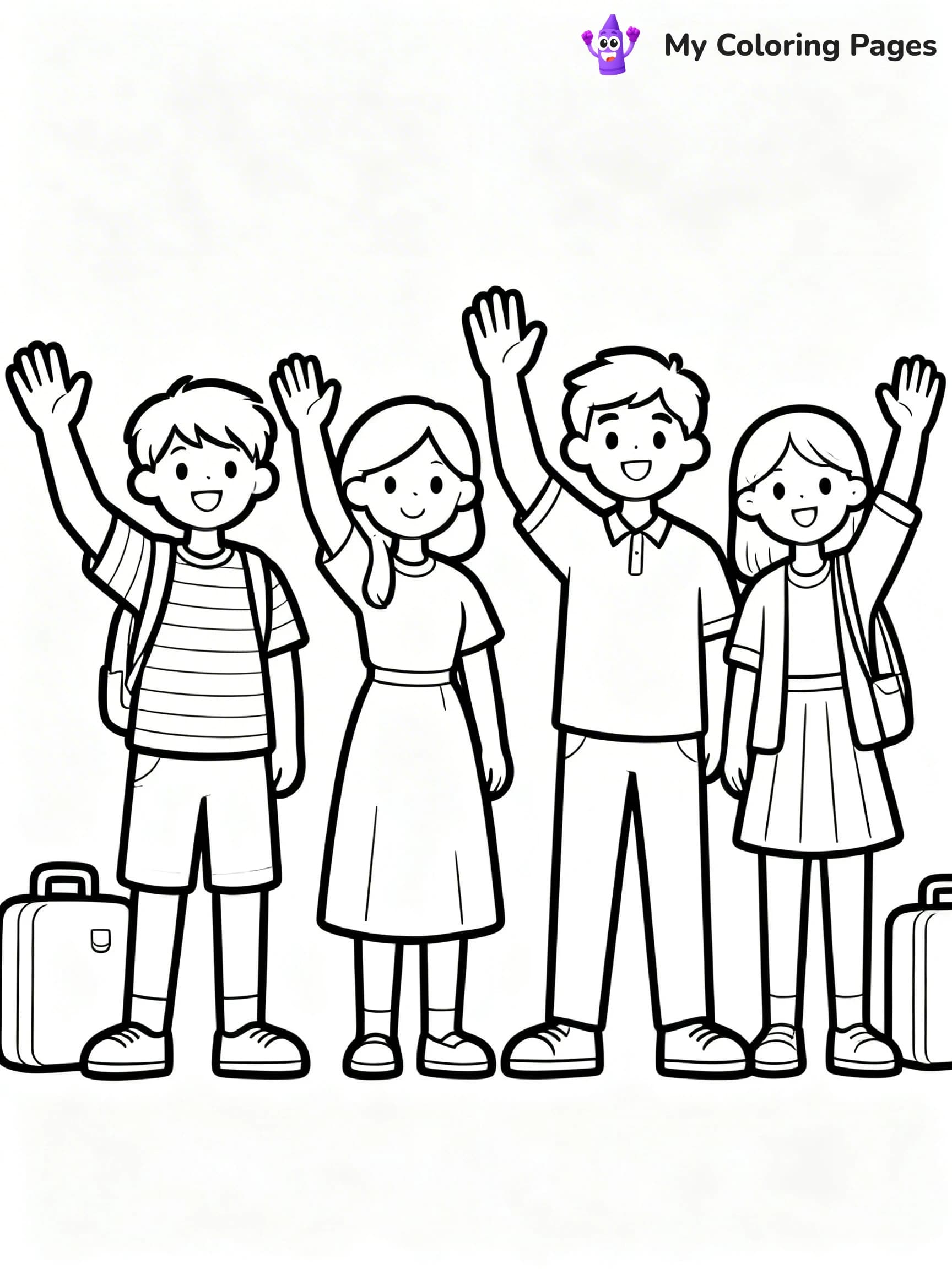 We Will Miss You Coloring Pages - 2