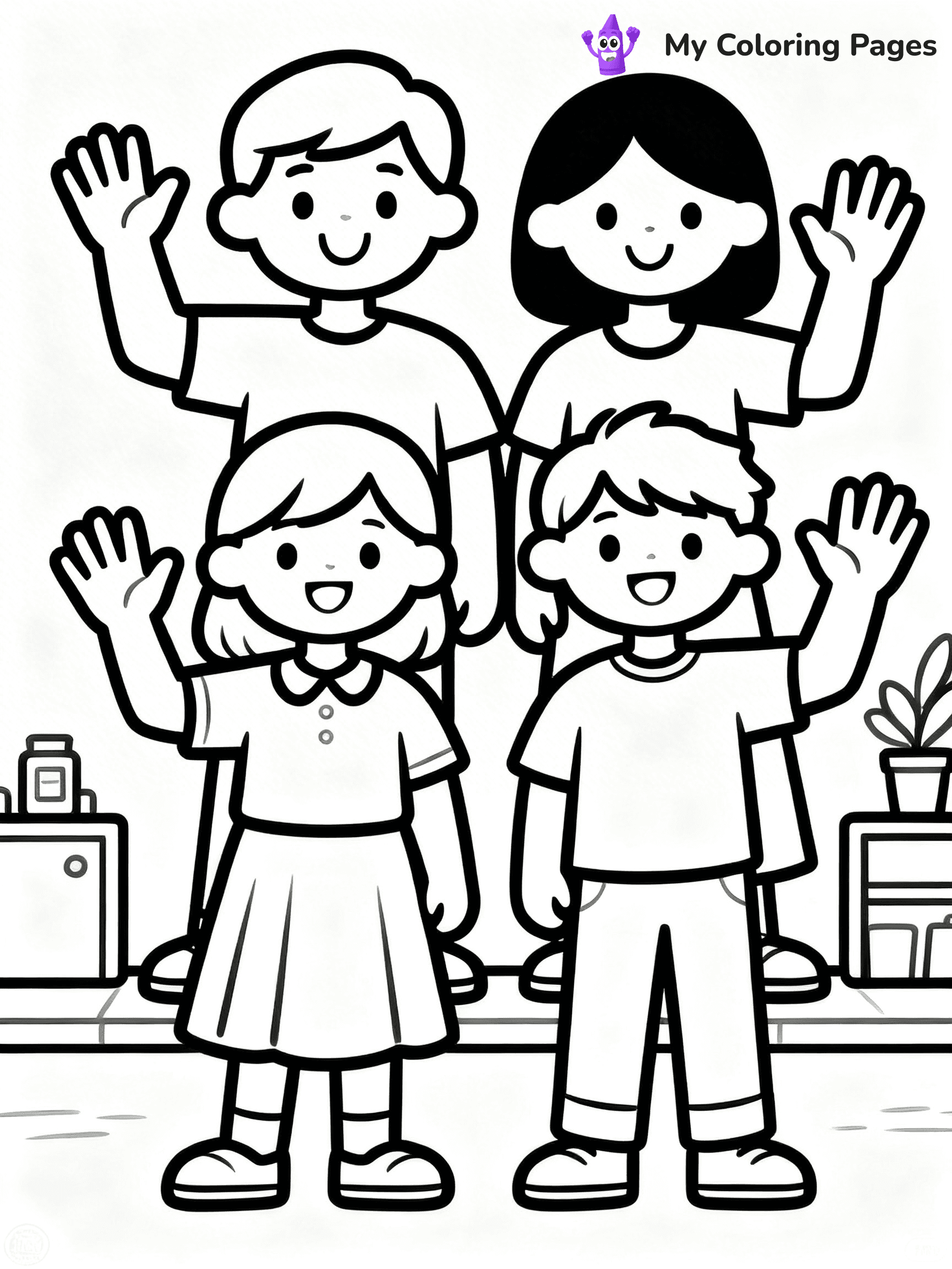 We Will Miss You Coloring Pages - 1