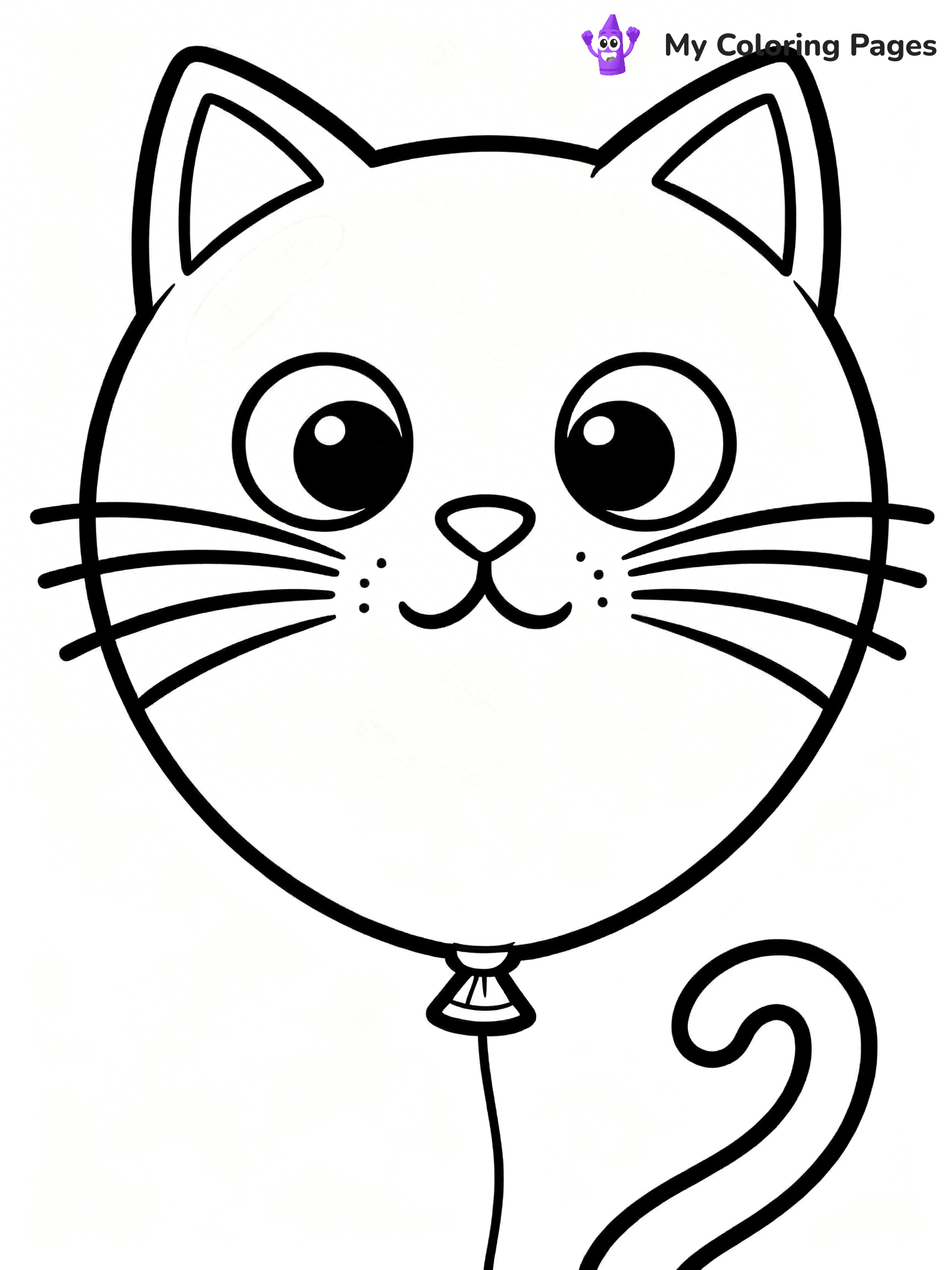 Single Balloon Coloring Pages - 6