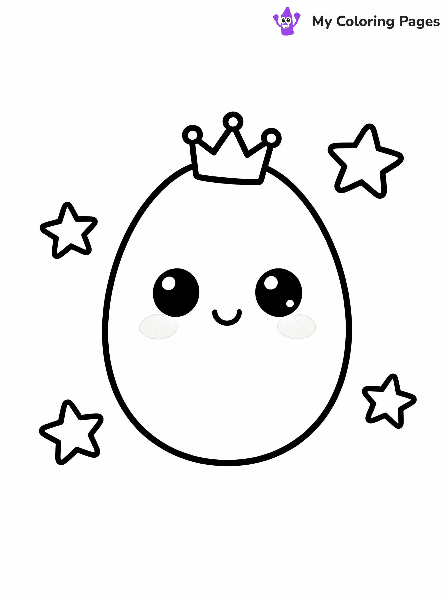 Egg Coloring Pages - 48