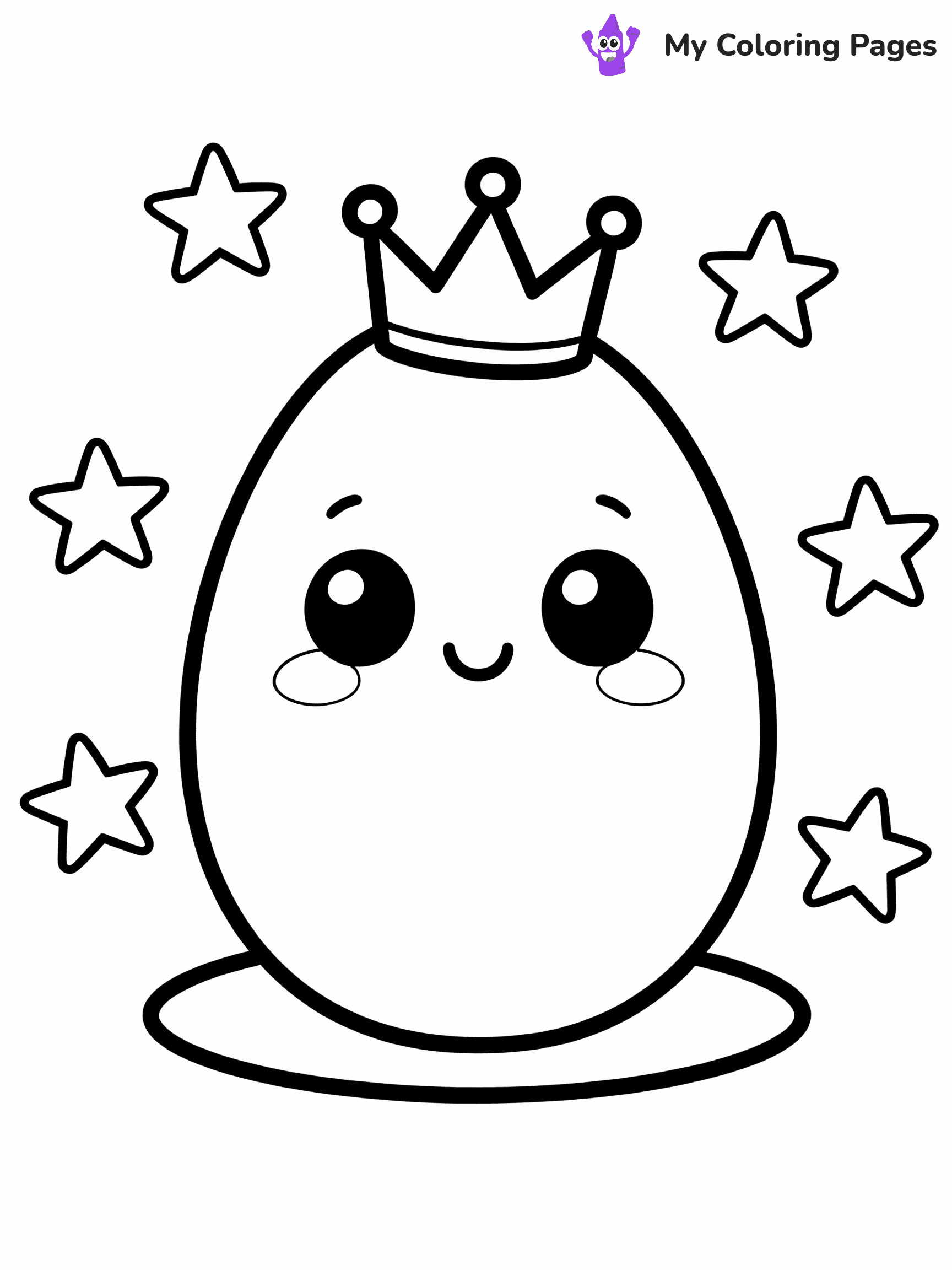 Egg Coloring Pages - 46