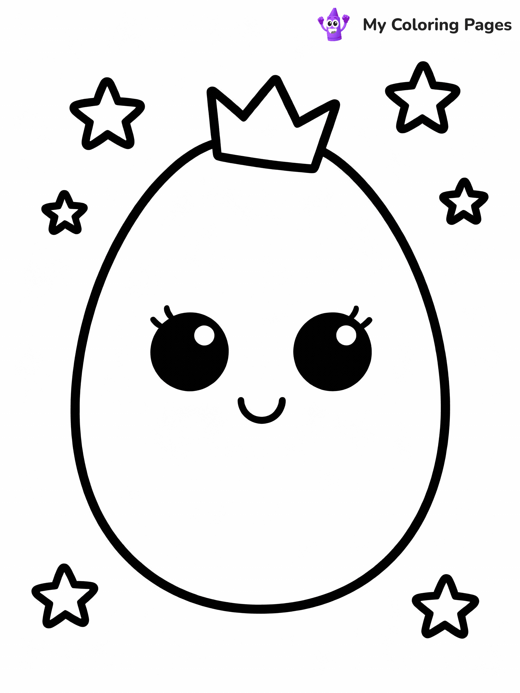 Egg Coloring Pages - 40
