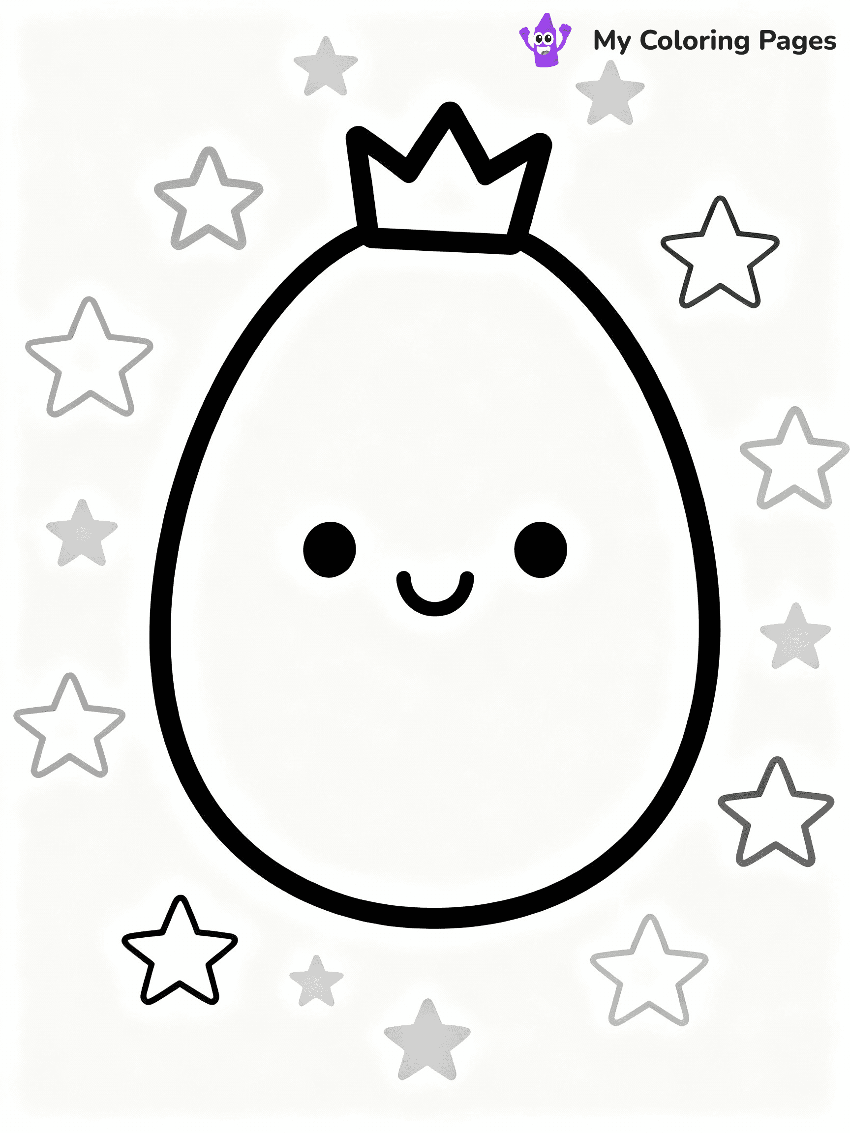 Egg Coloring Pages - 39