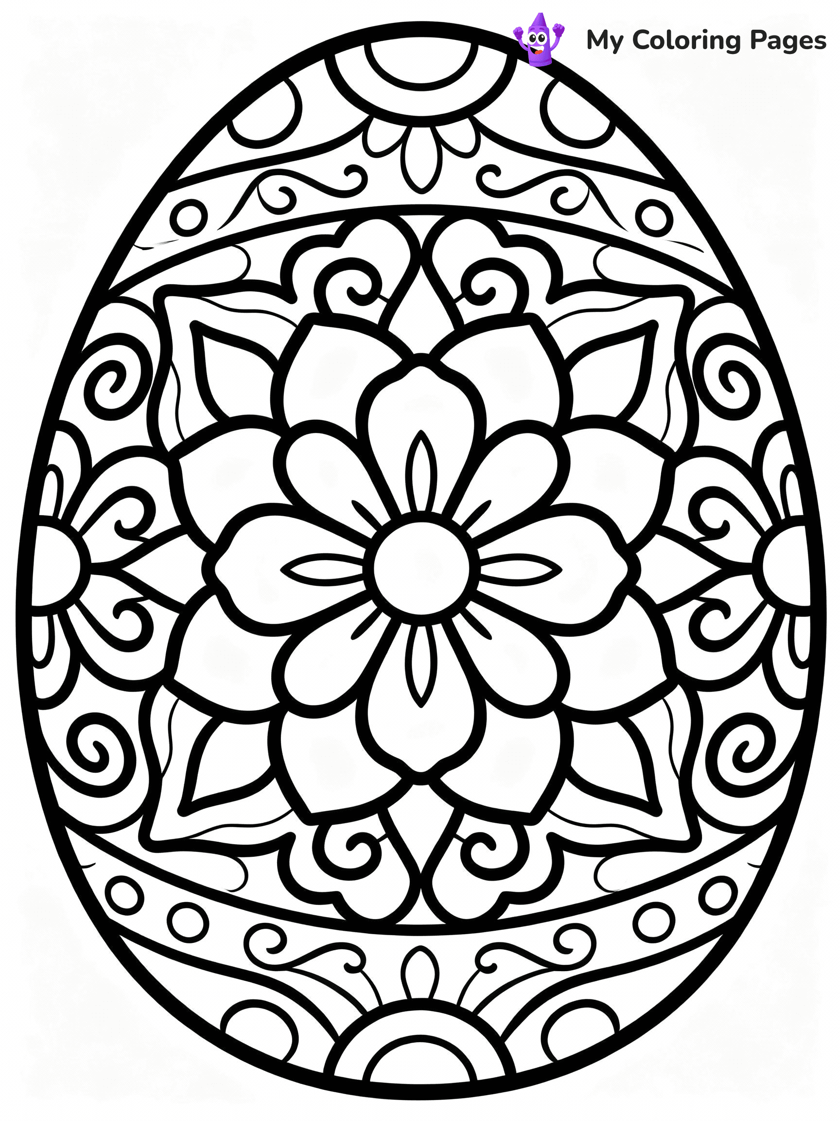 Egg Coloring Pages - 36