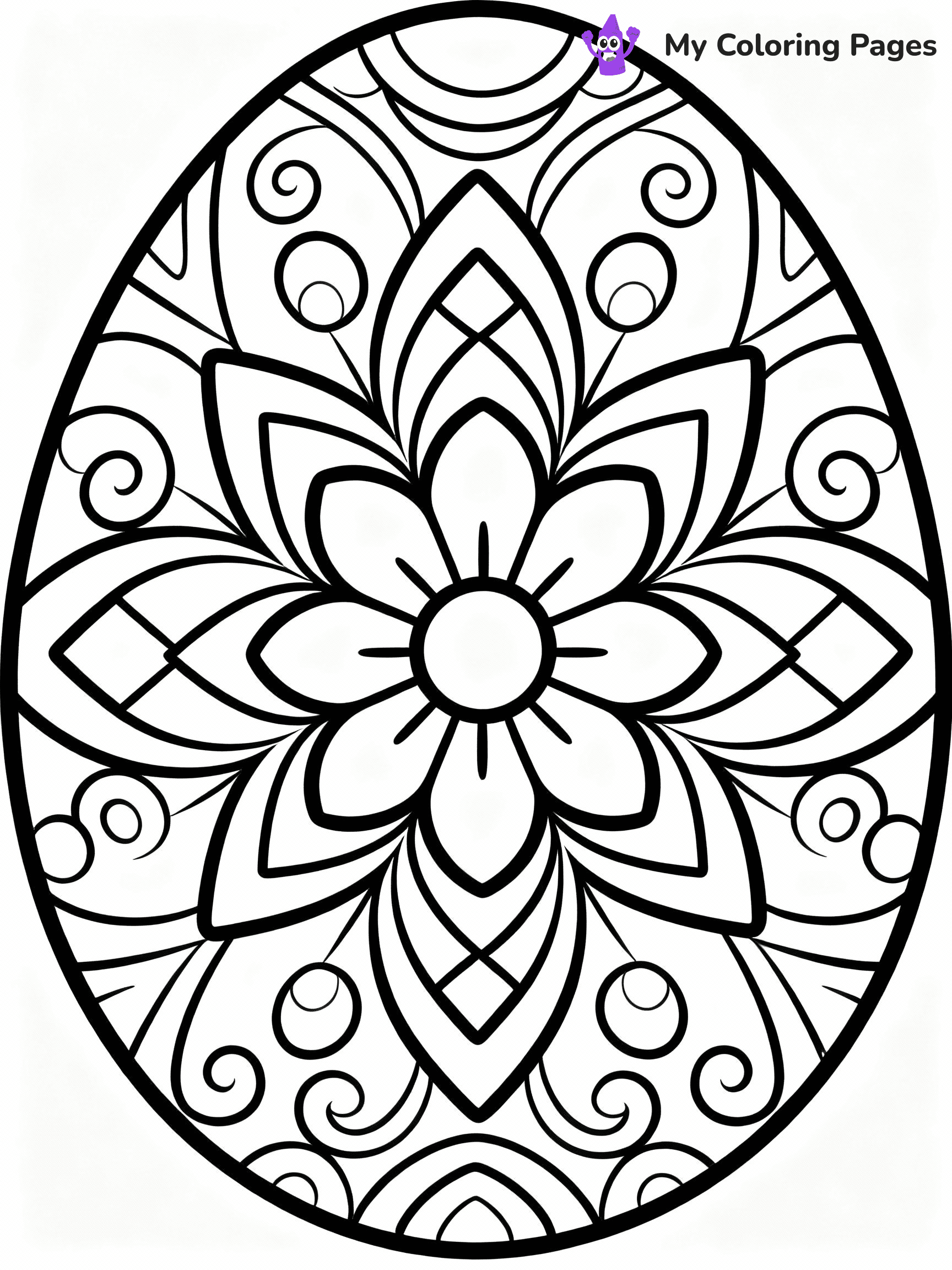 Egg Coloring Pages - 34