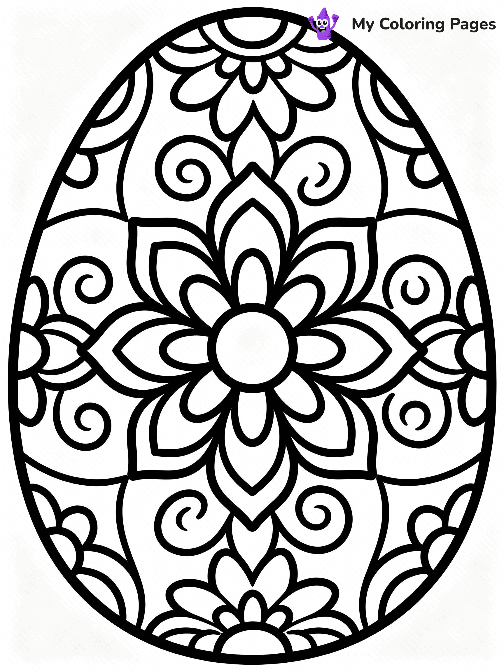 Egg Coloring Pages - 33
