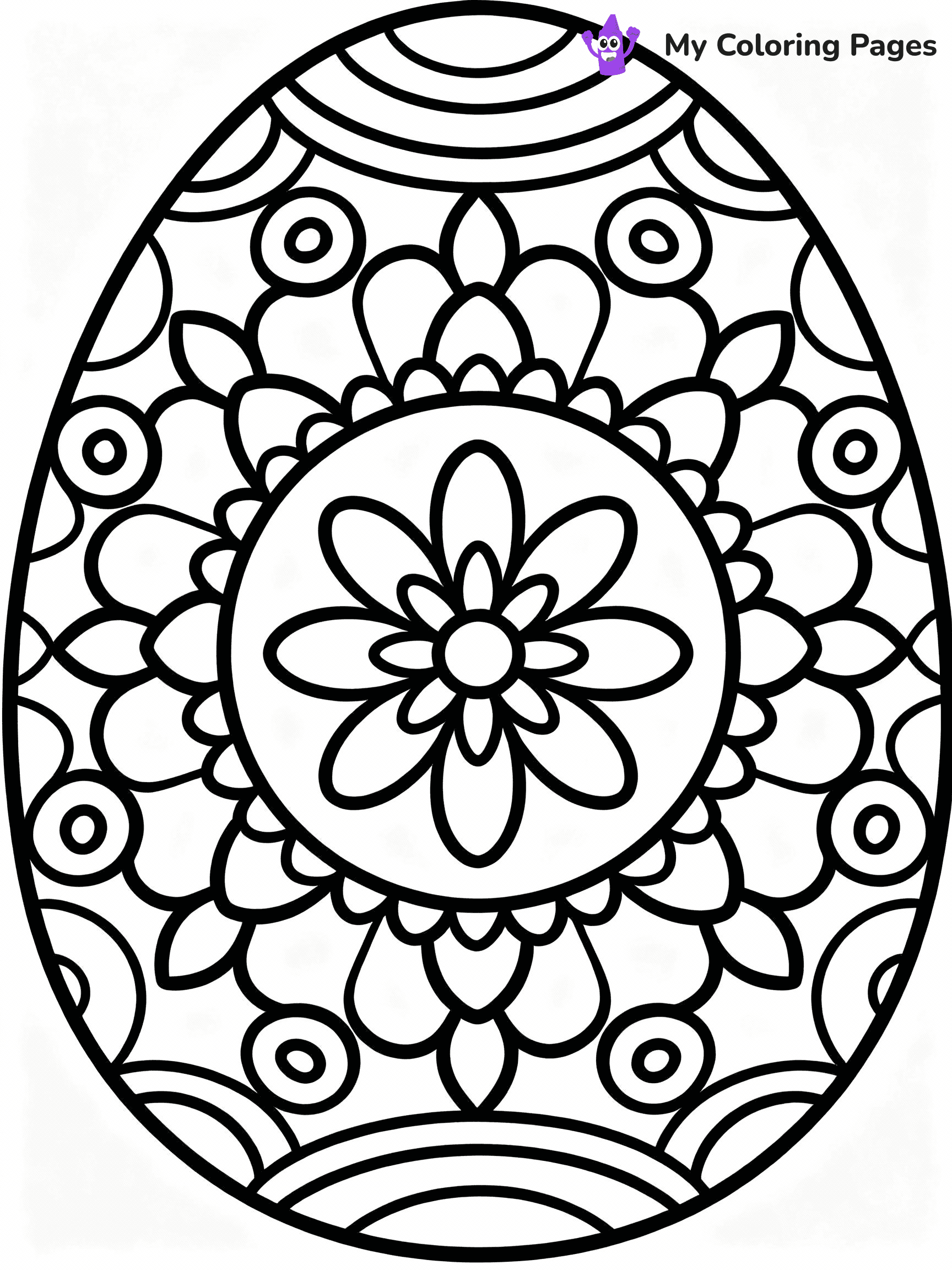 Egg Coloring Pages - 31