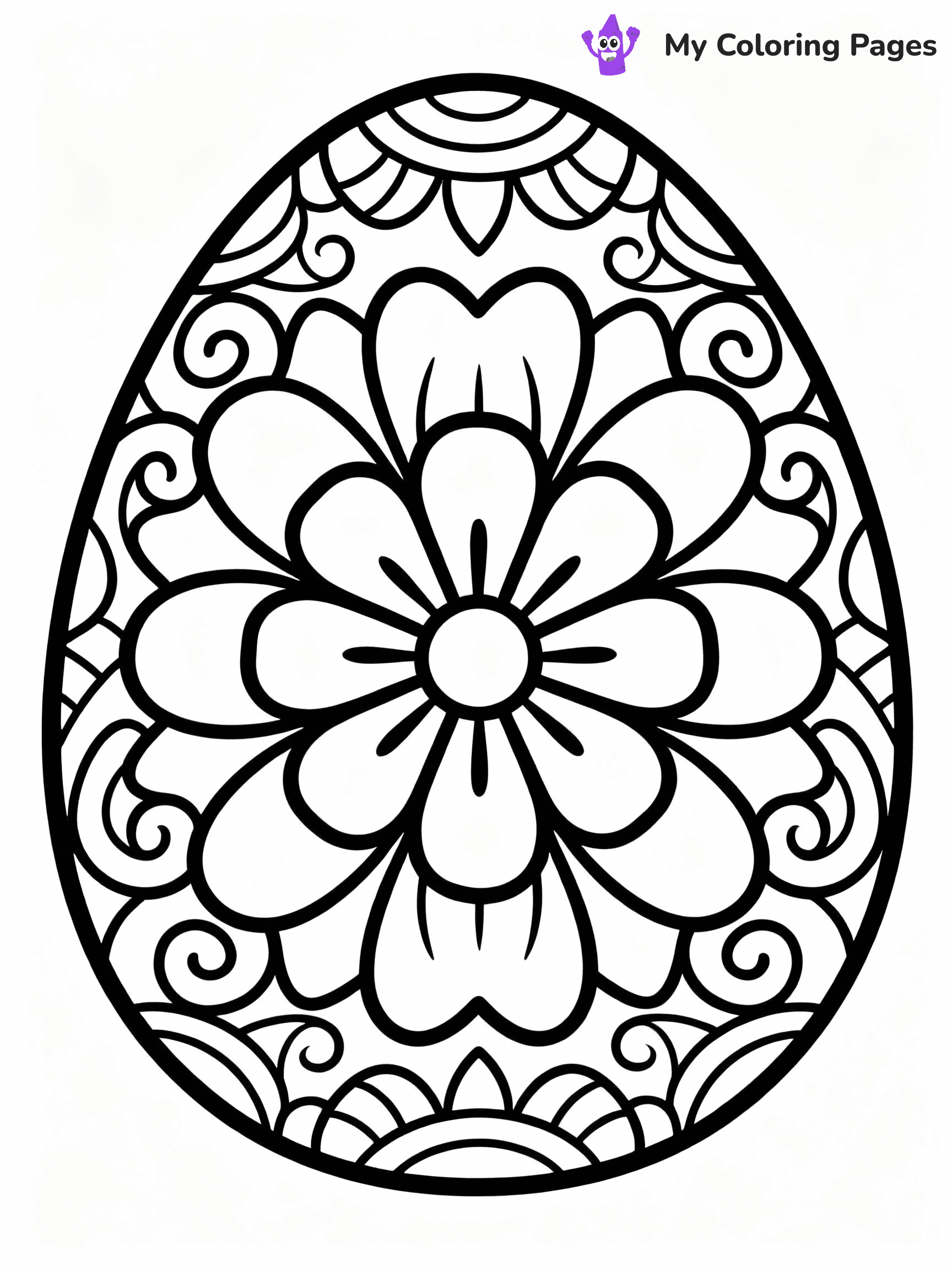 Egg Coloring Pages - 29
