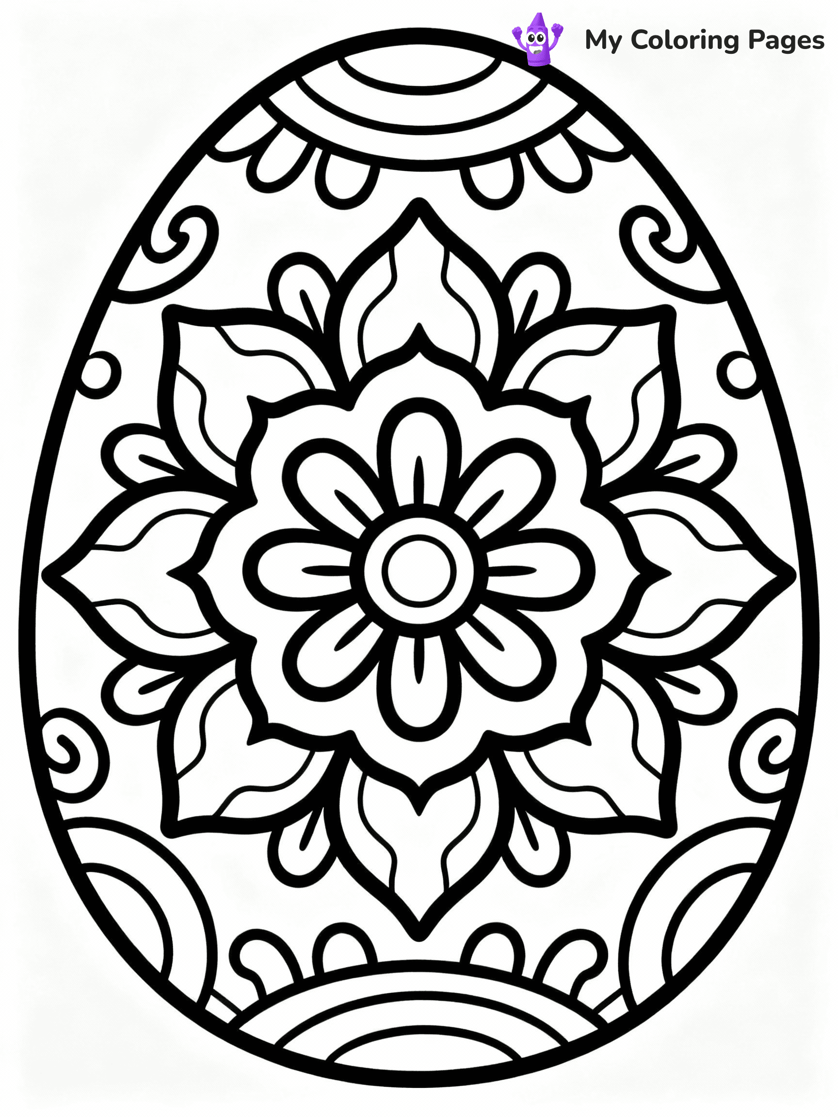 Egg Coloring Pages - 28
