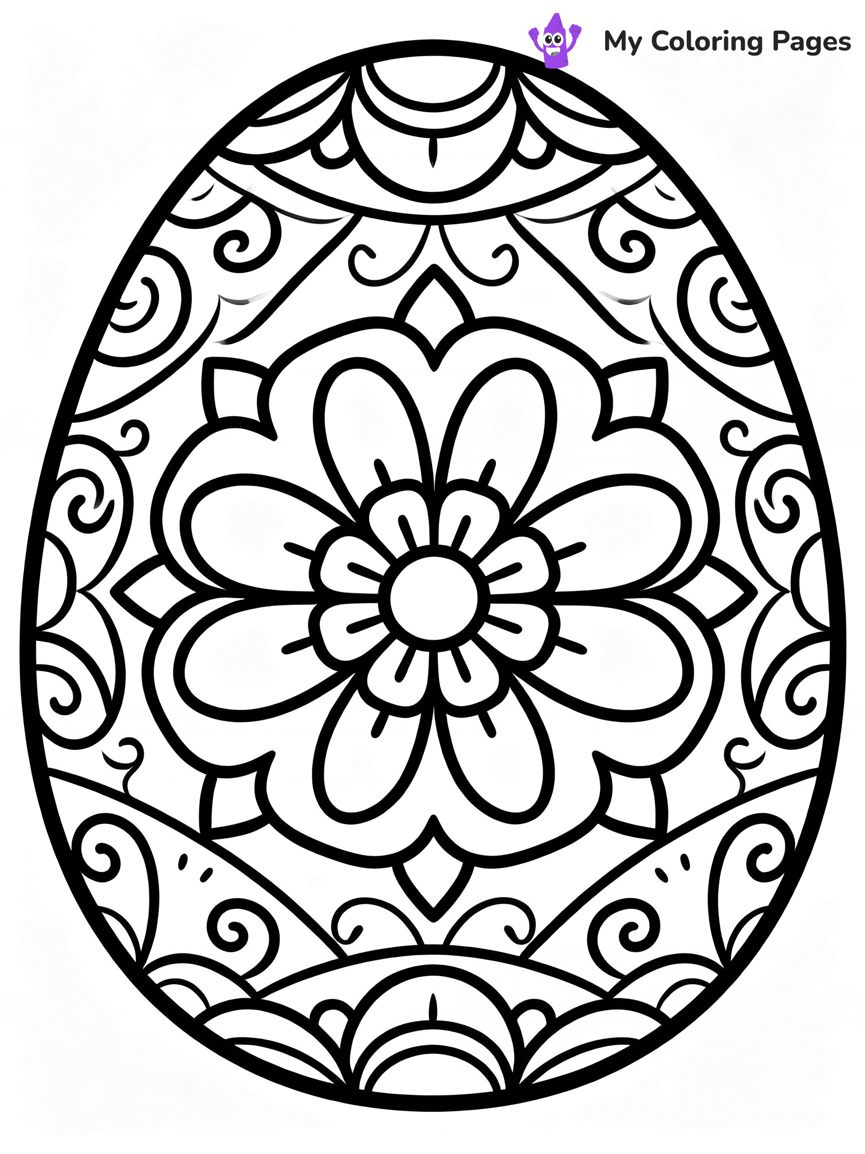 Egg Coloring Pages - 27