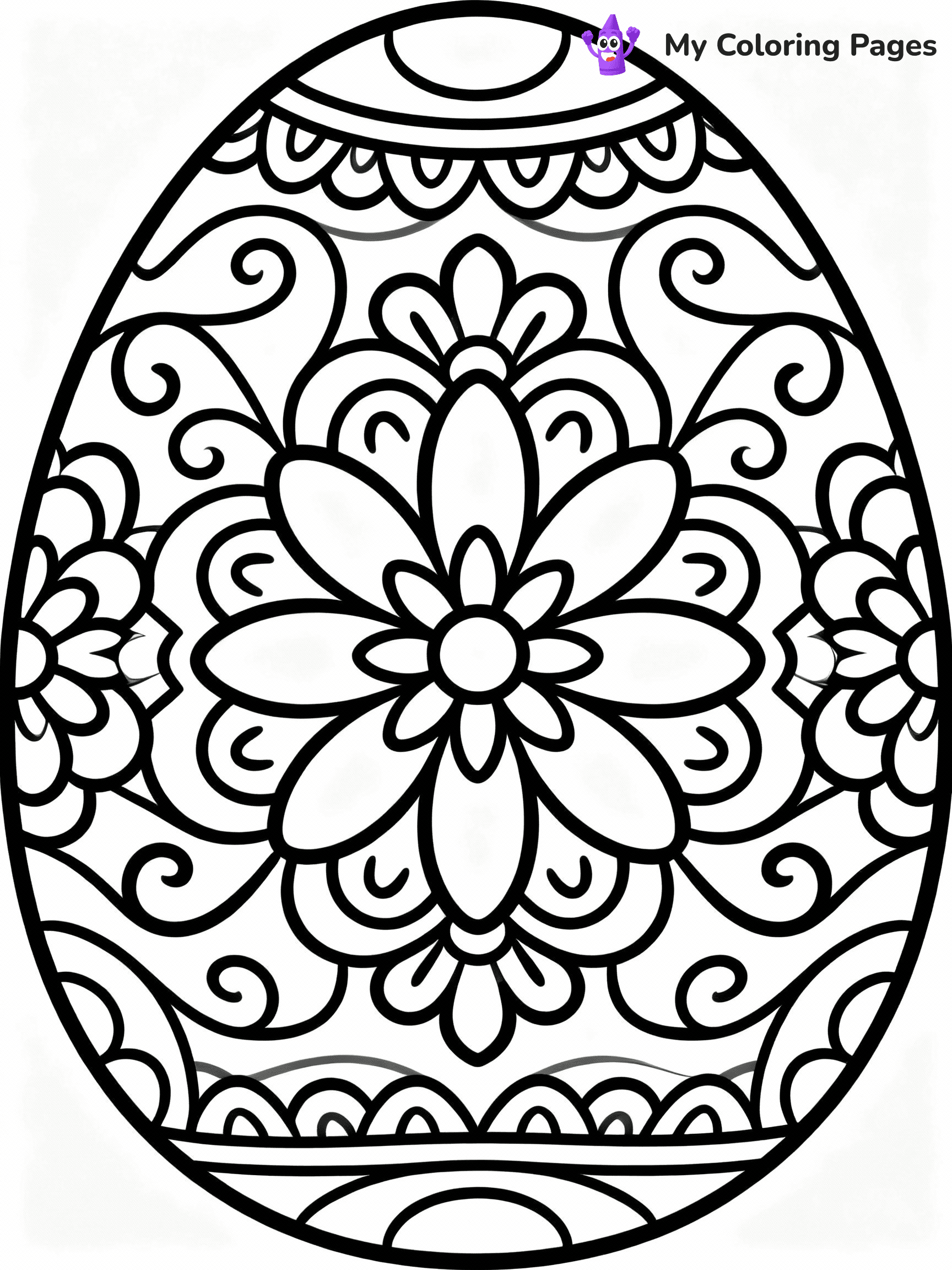 Egg Coloring Pages - 26