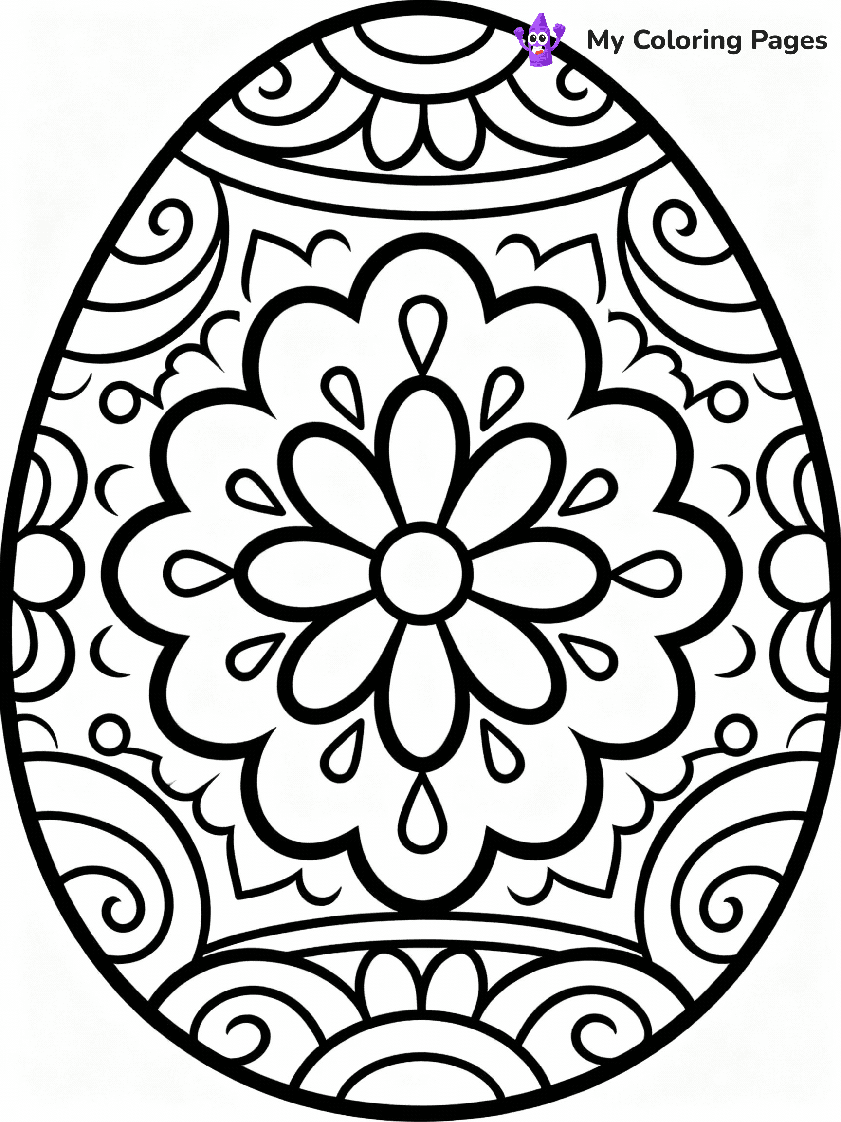 Egg Coloring Pages - 25