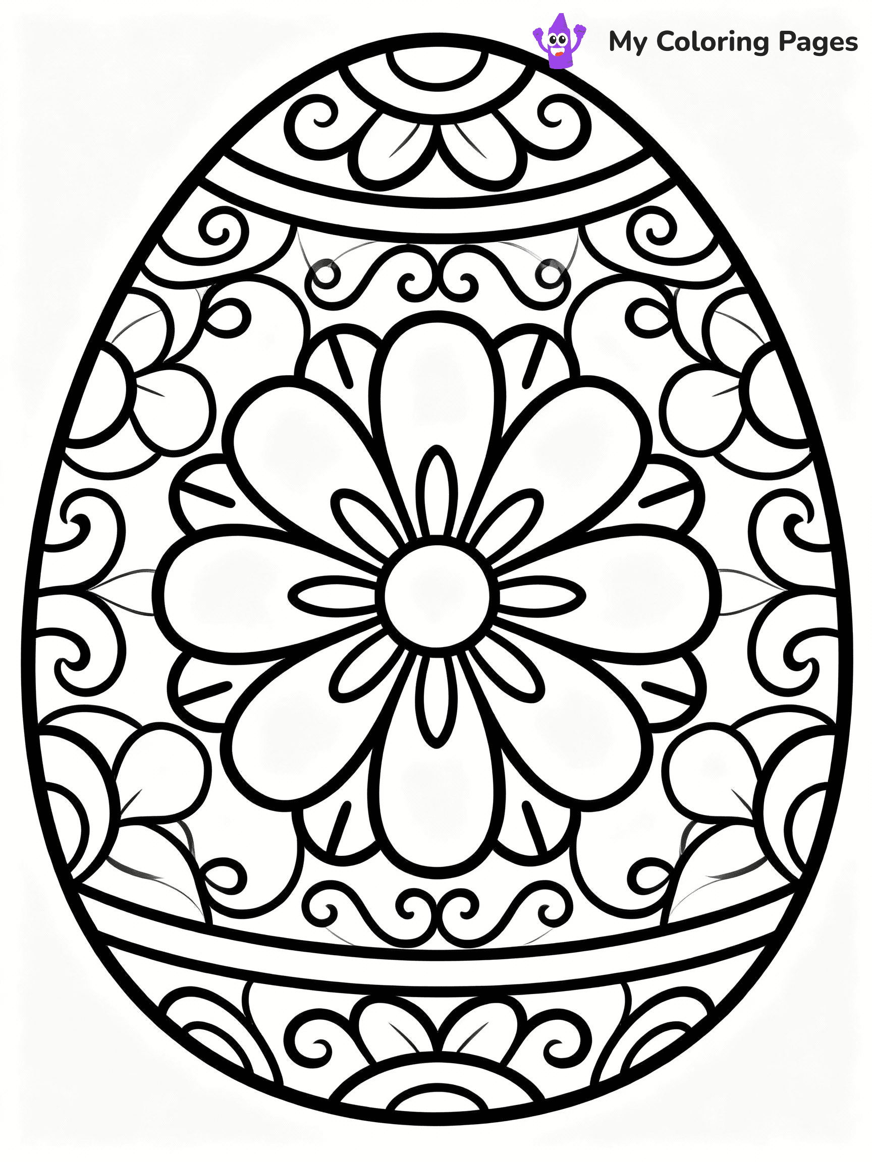 Egg Coloring Pages - 24