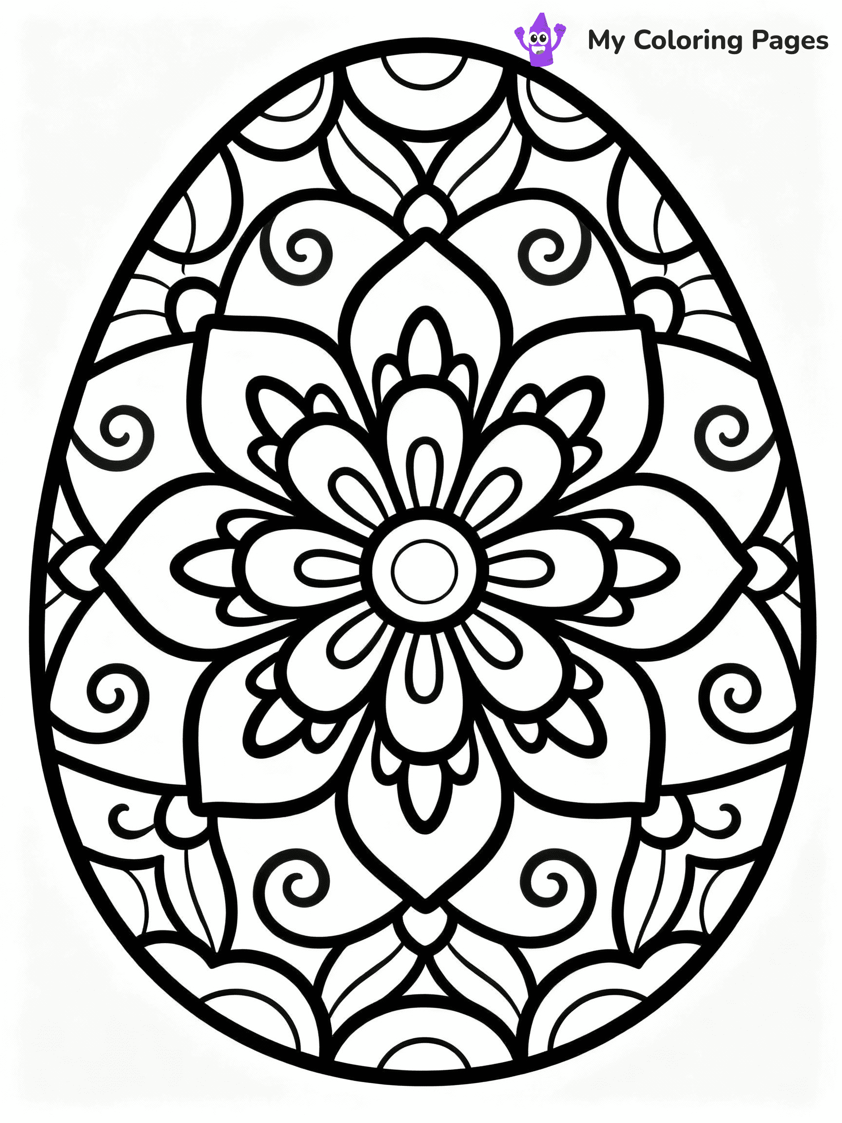 Egg Coloring Pages - 23