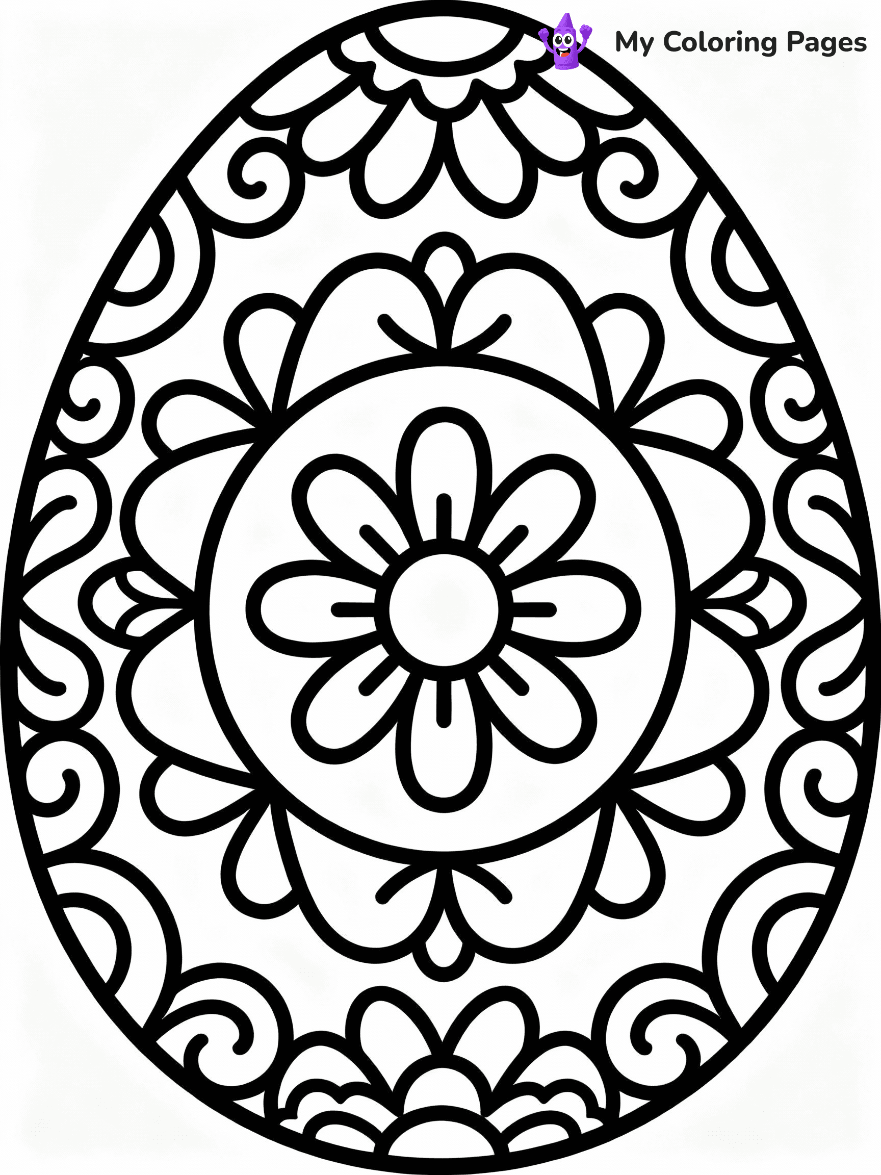 Egg Coloring Pages - 22