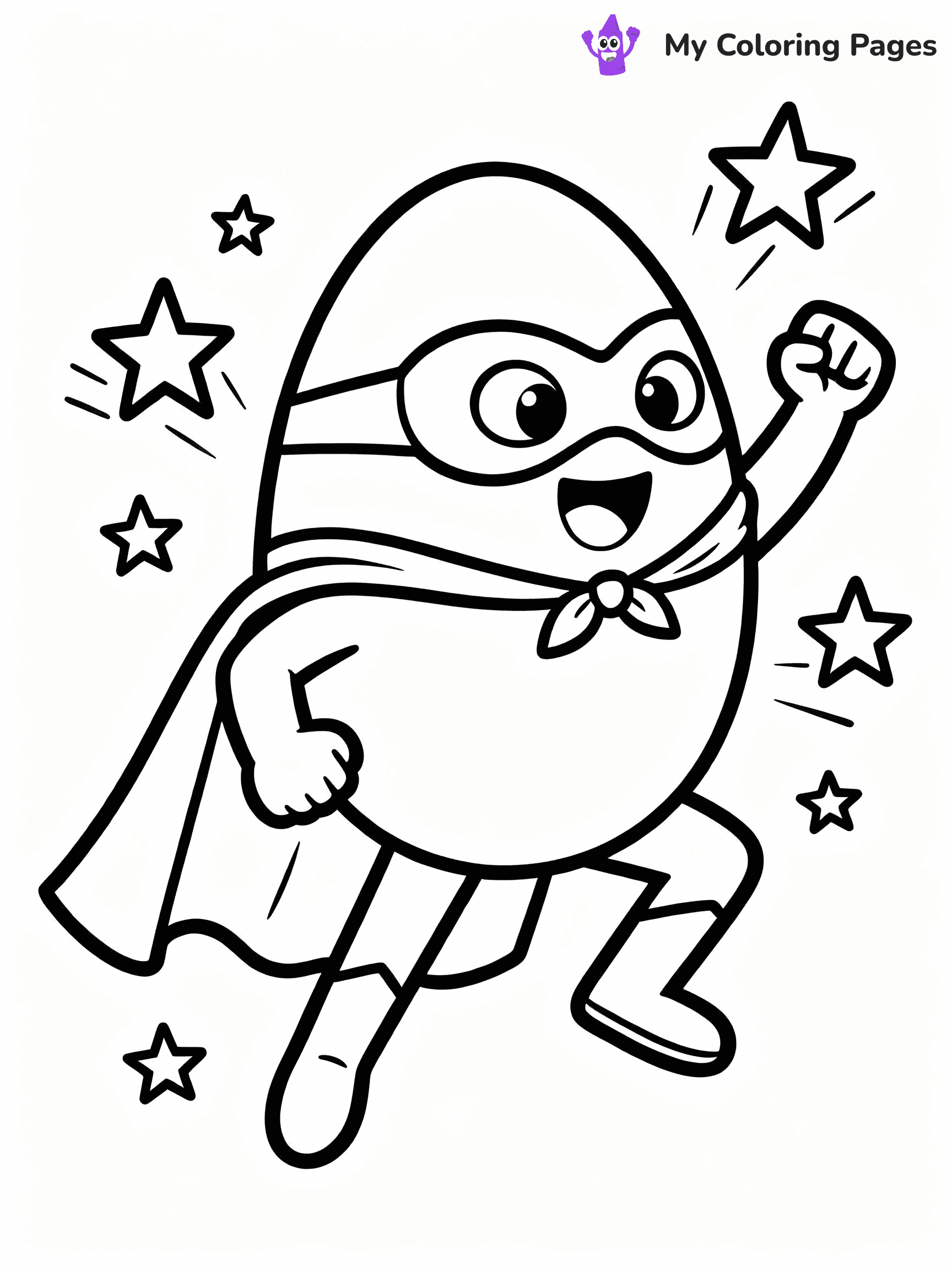 Egg Coloring Pages - 21