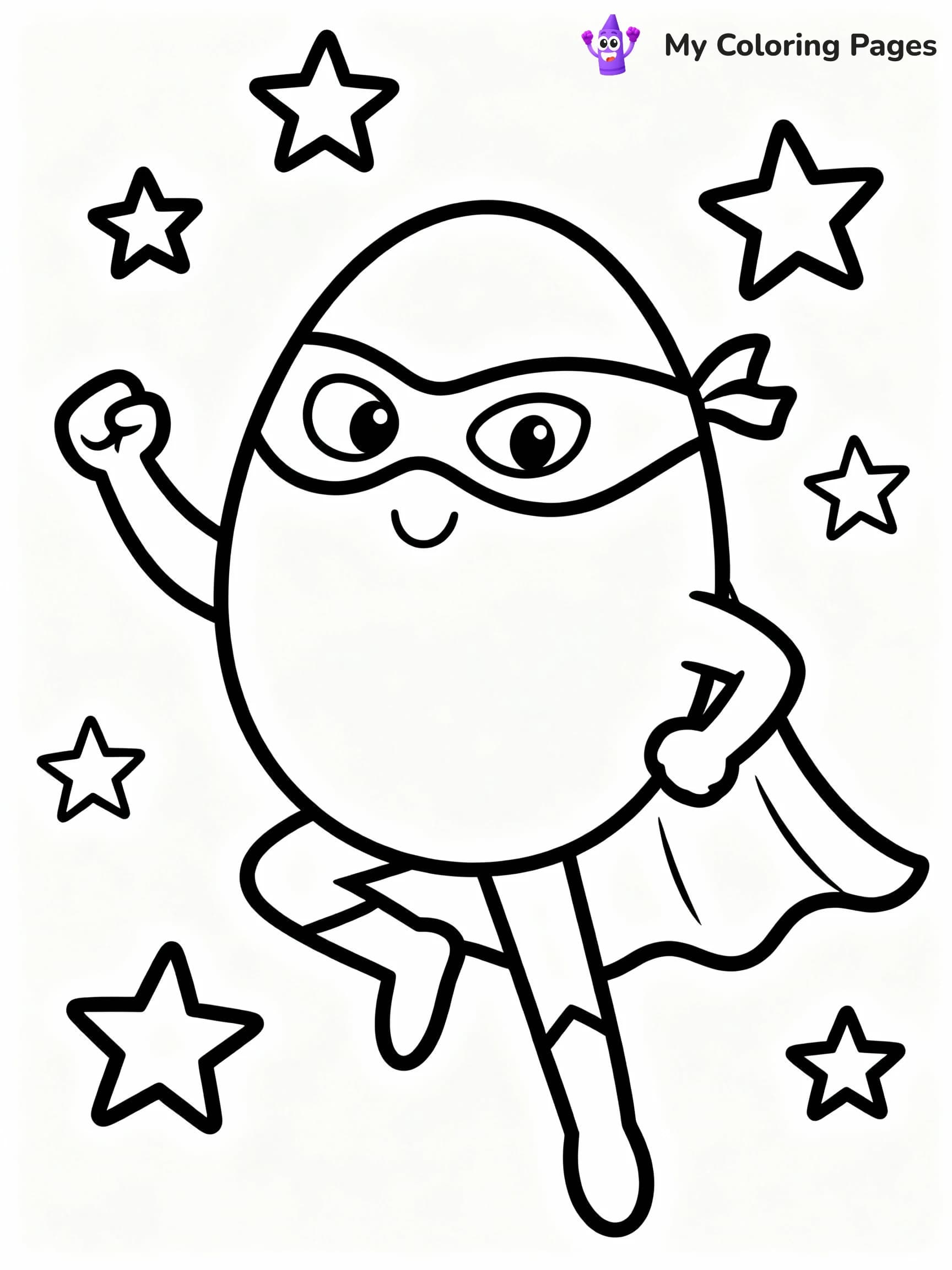 Egg Coloring Pages - 20