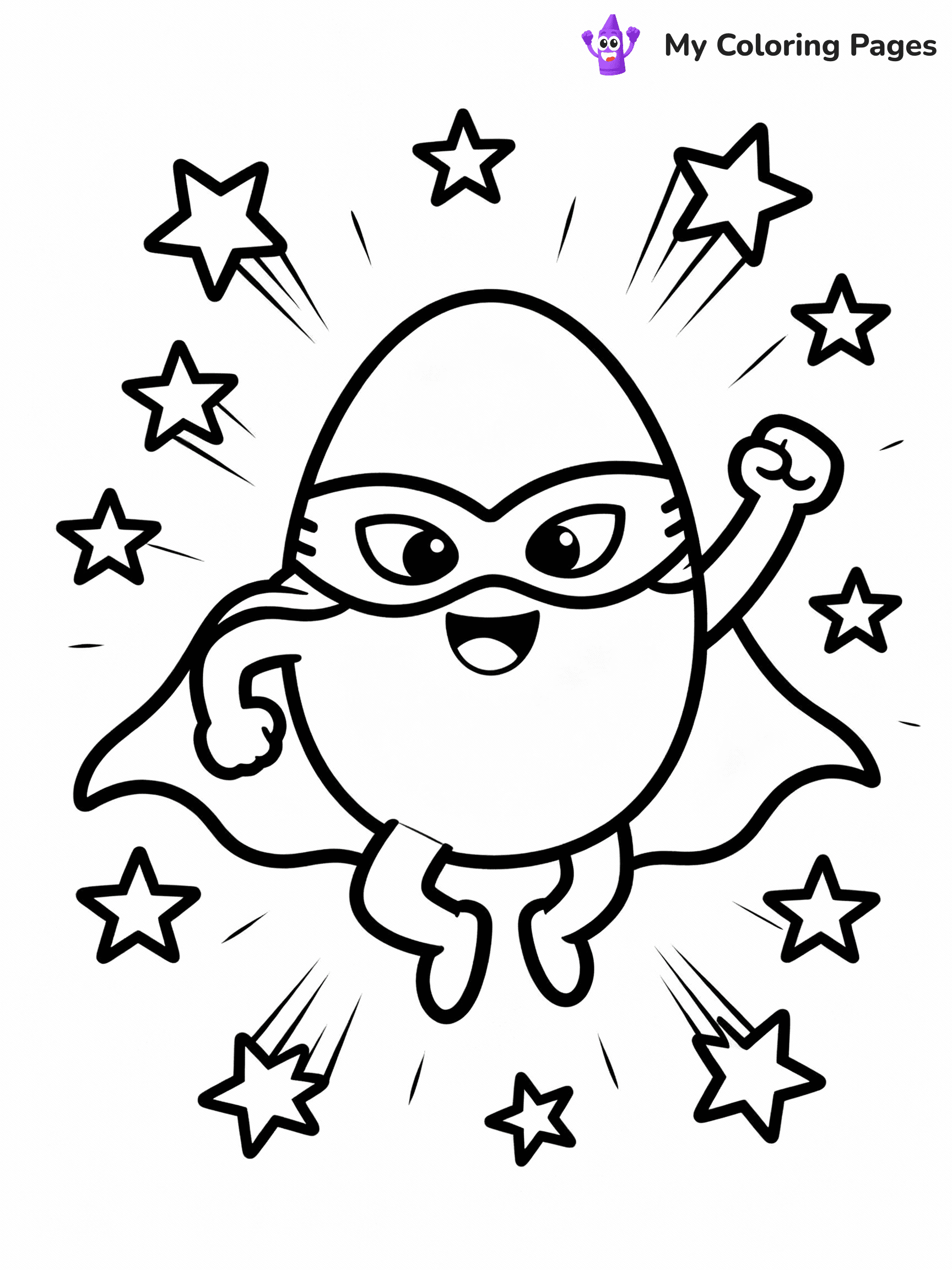 Egg Coloring Pages - 18