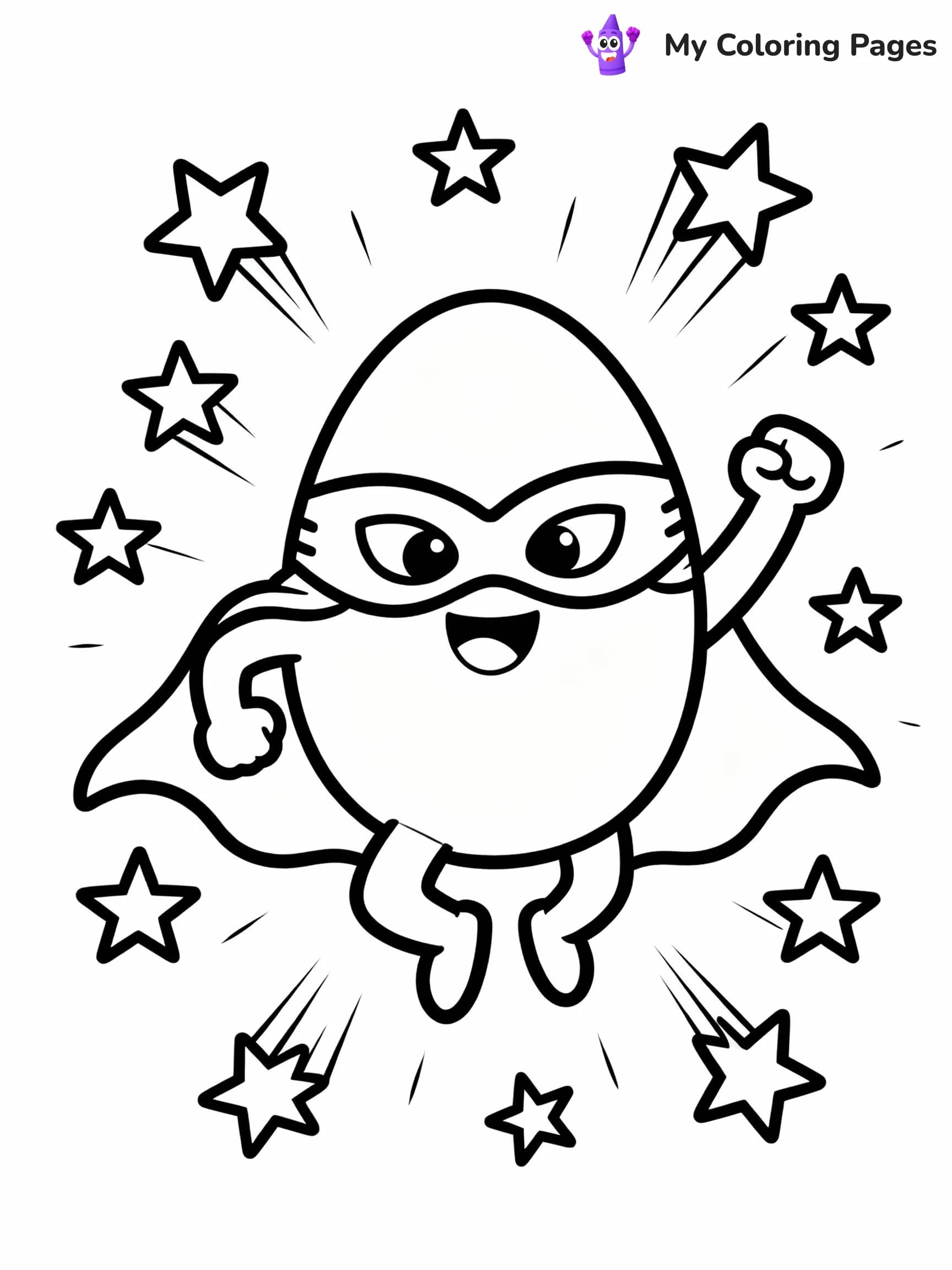 Egg Coloring Pages - 18