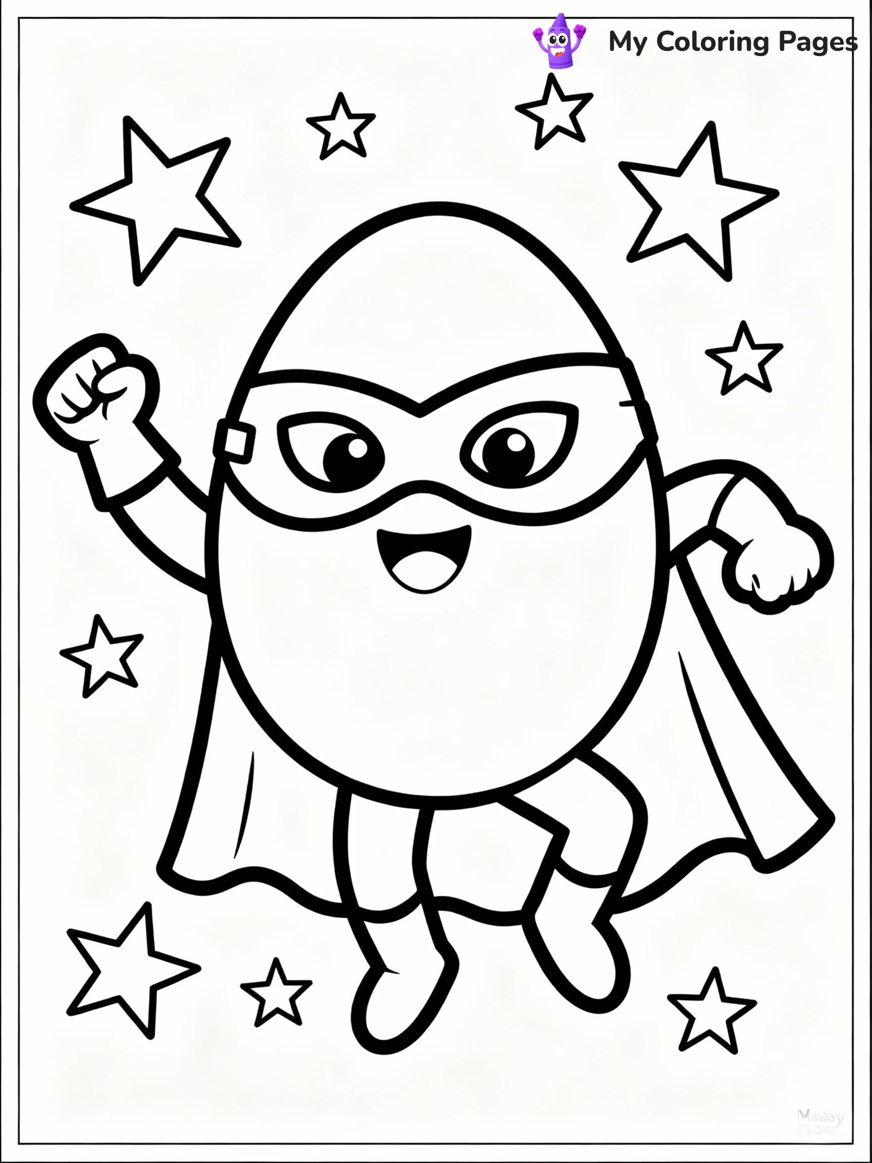 Egg Coloring Pages - 12