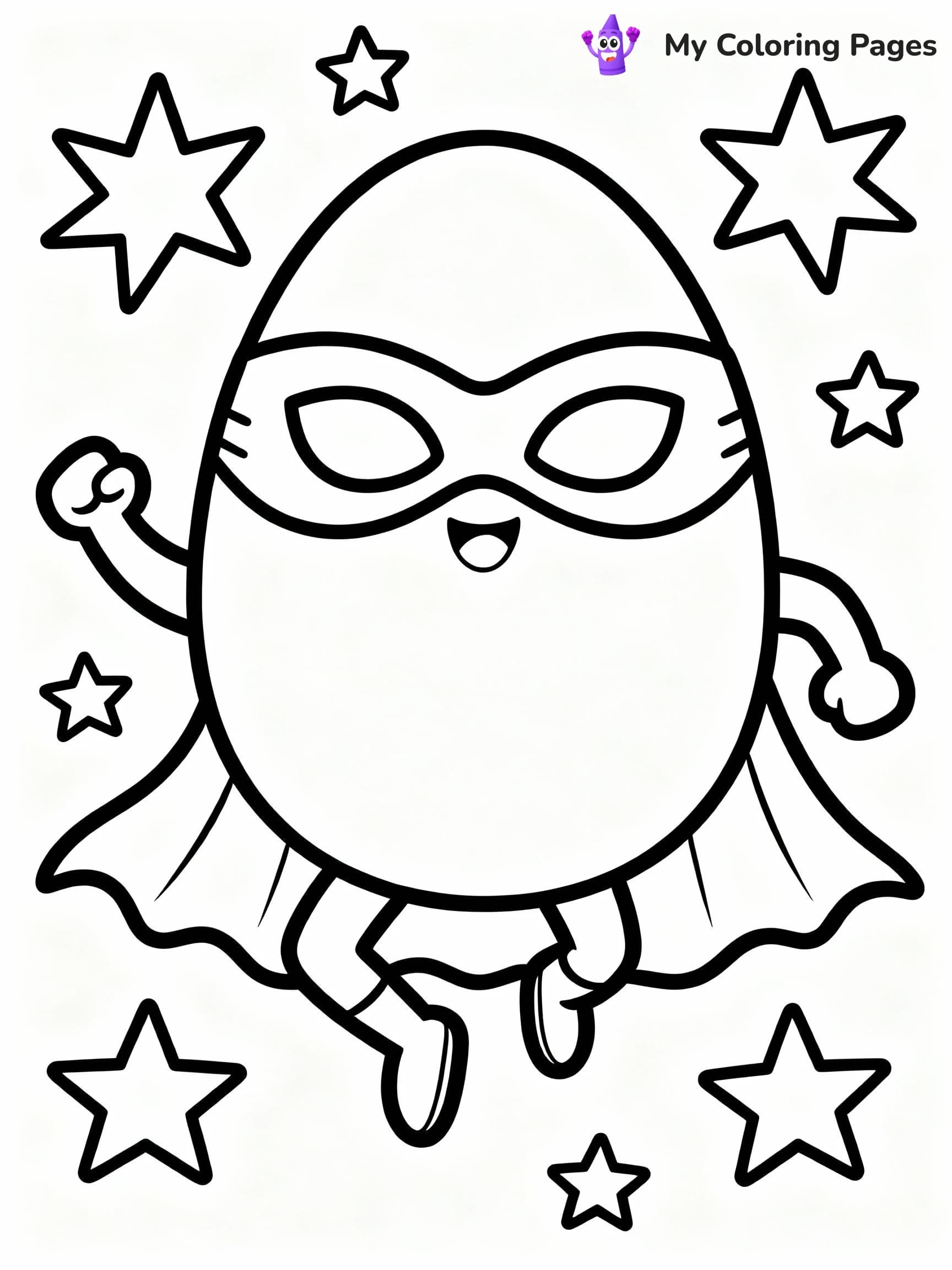 Egg Coloring Pages - 11