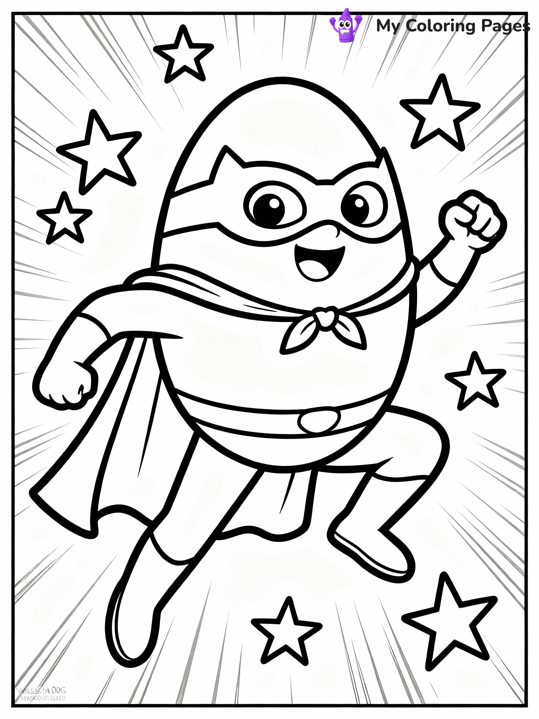 Egg Coloring Pages - 10