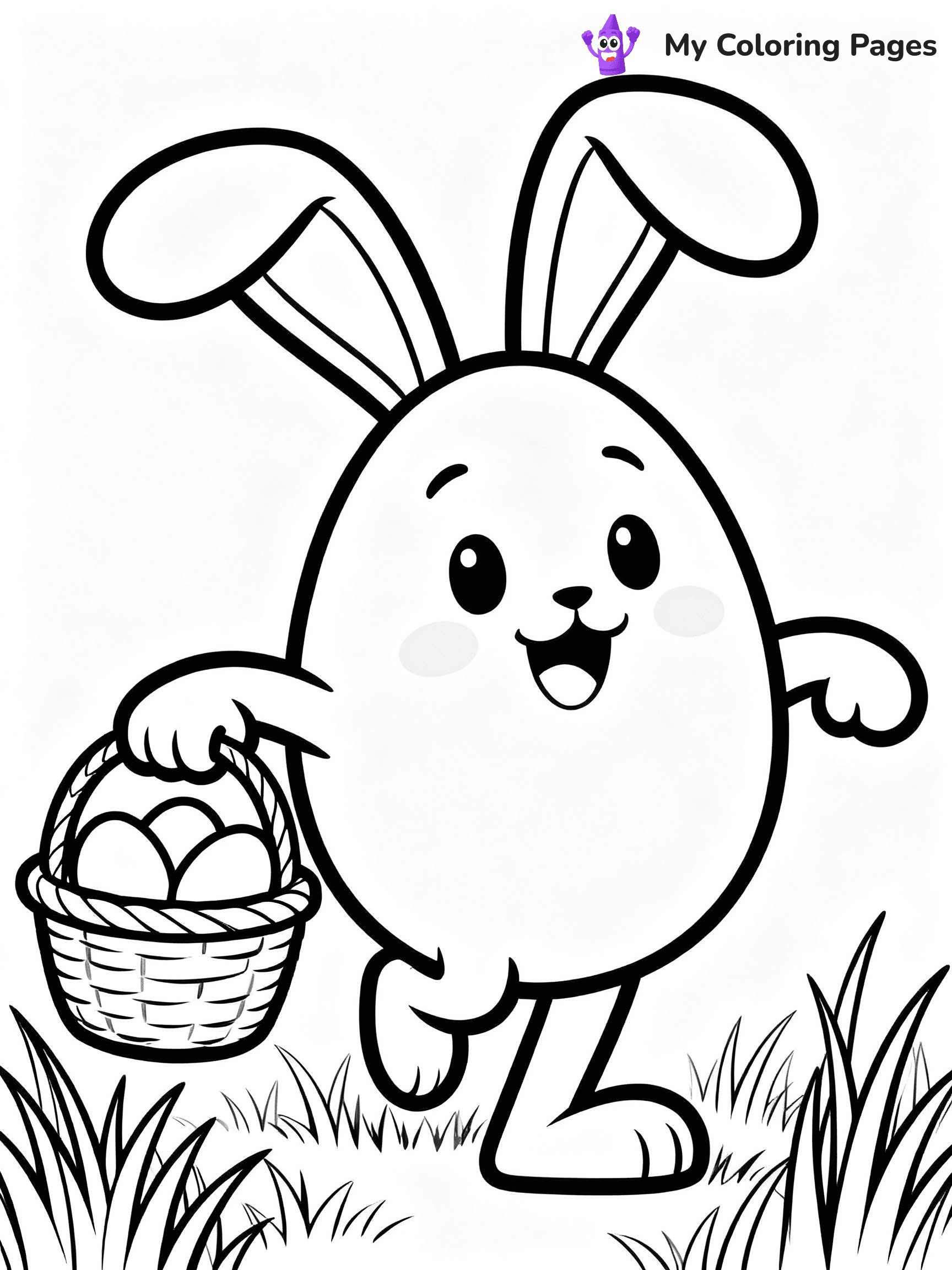 Egg Coloring Pages - 3