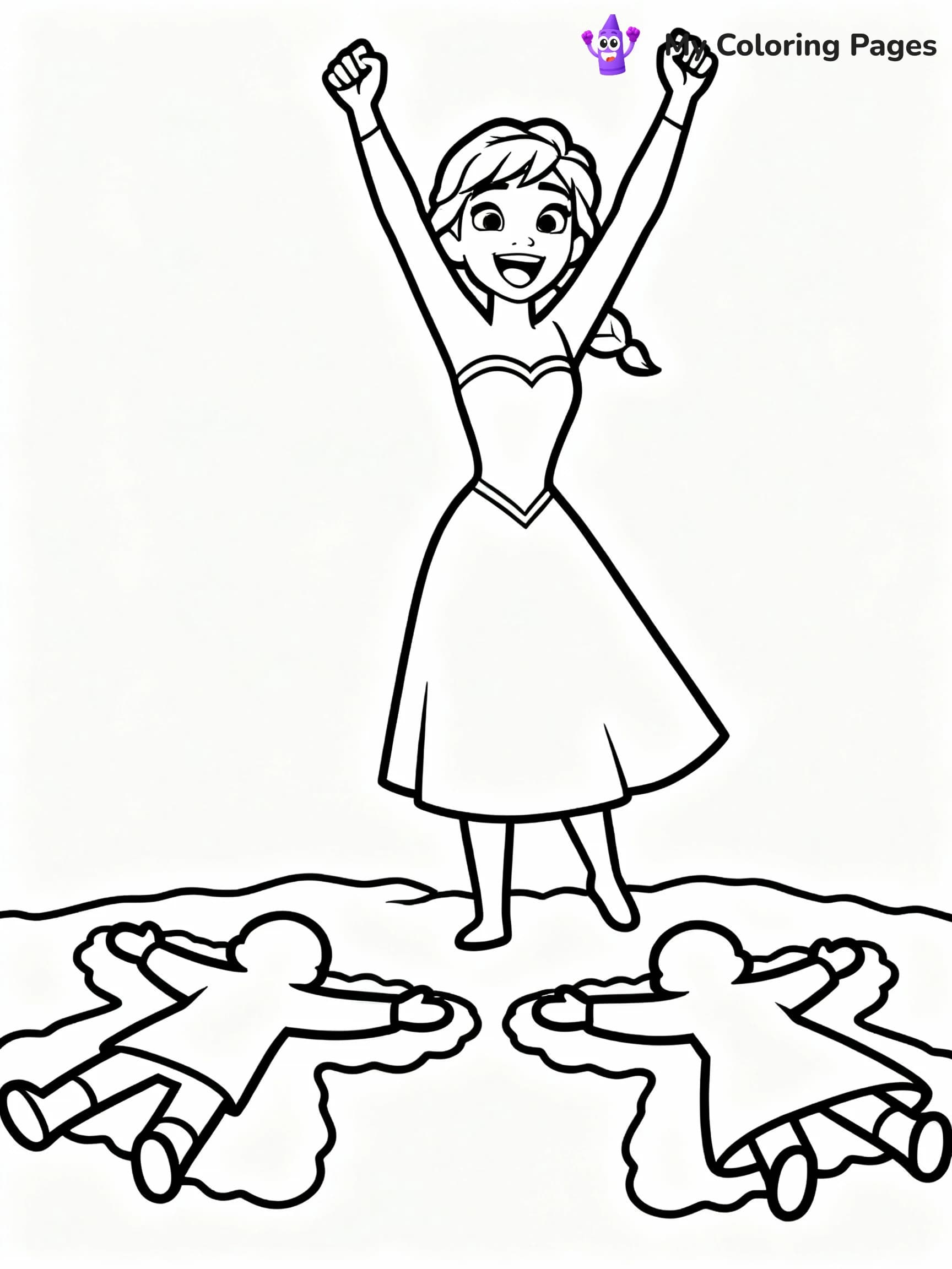 Elsa Coloring Pages - 21