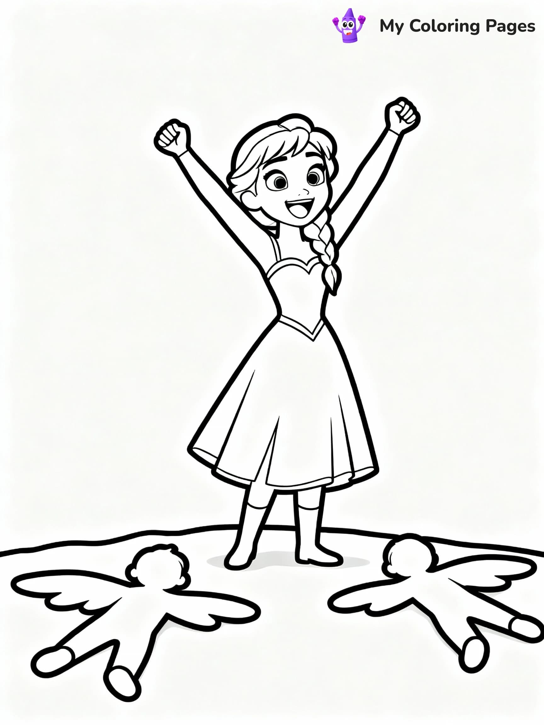 Elsa Coloring Pages - 17