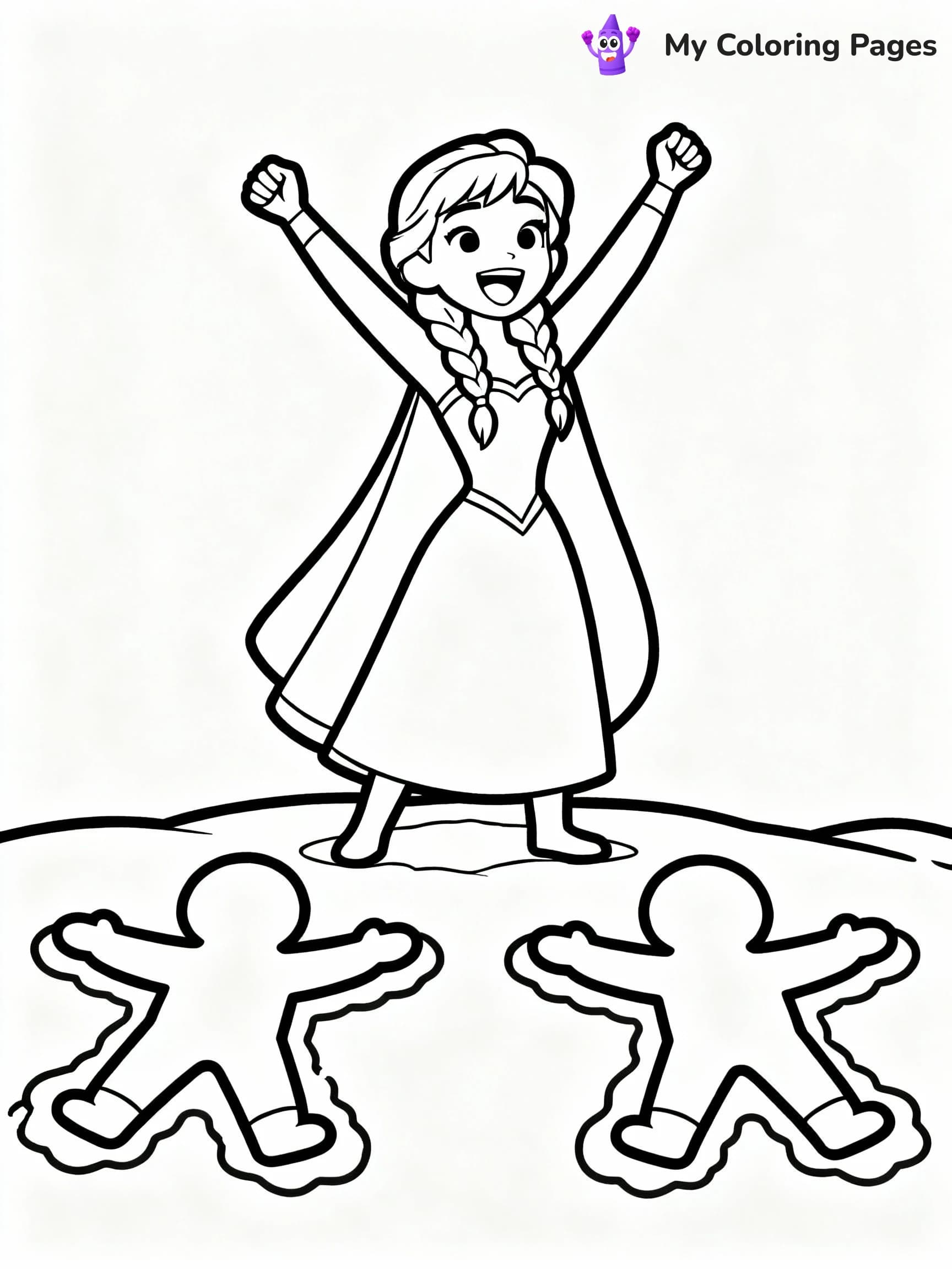Elsa Coloring Pages - 16
