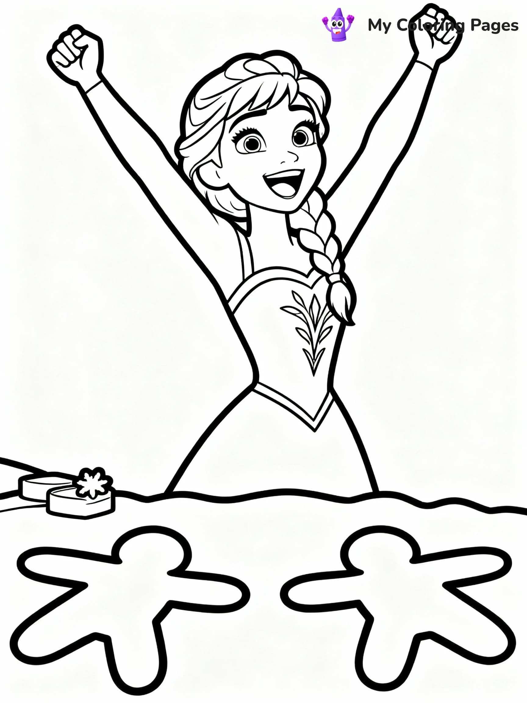 Elsa Coloring Pages - 14