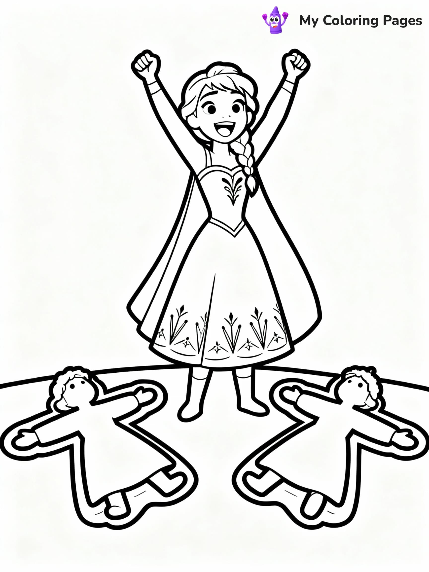 Elsa Coloring Pages - 13