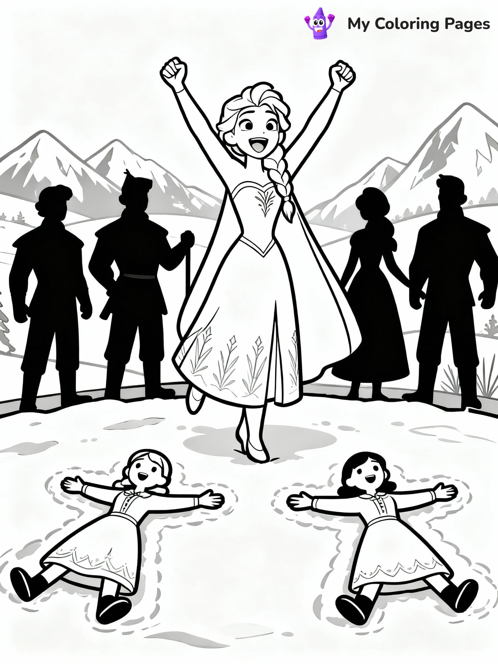 Elsa Coloring Pages - 10