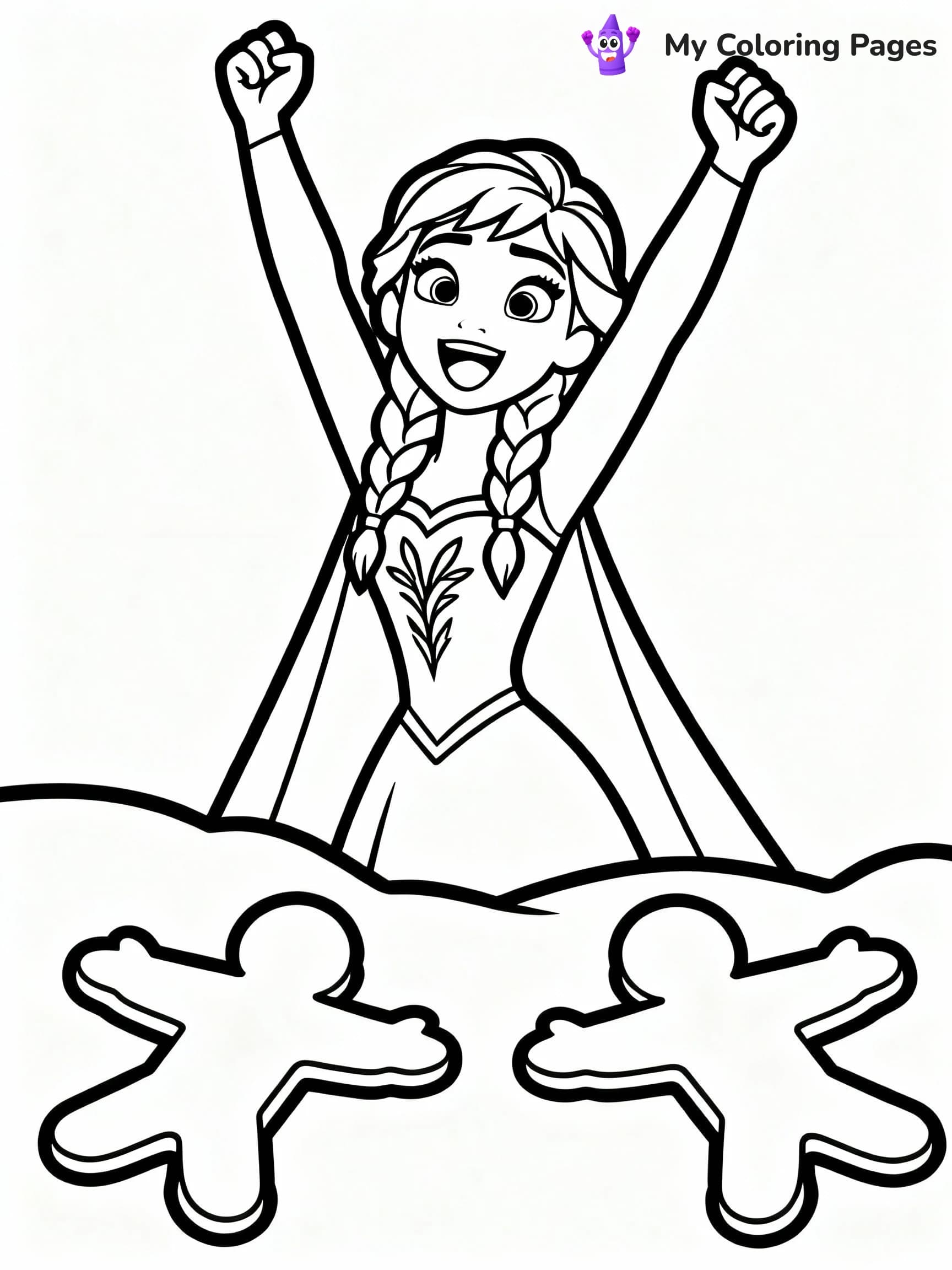 Elsa Coloring Pages - 9