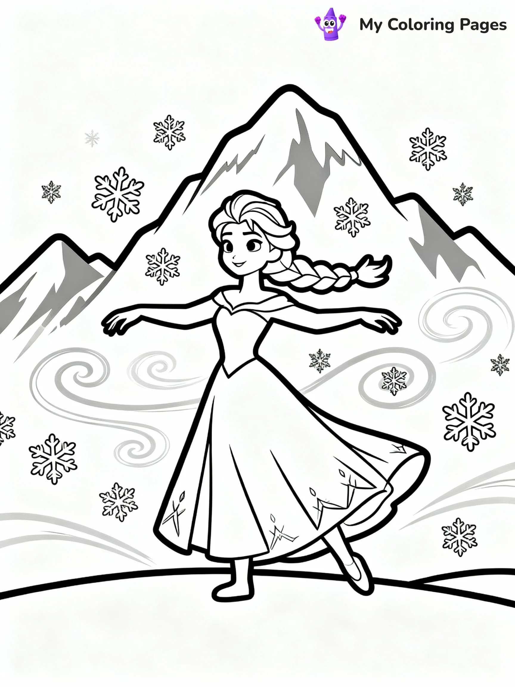 Elsa Coloring Pages - 5