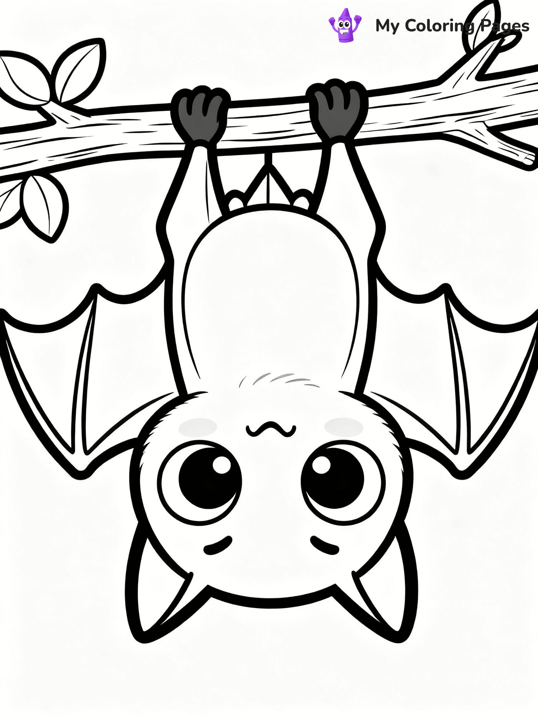 Bat Coloring Pages - 34