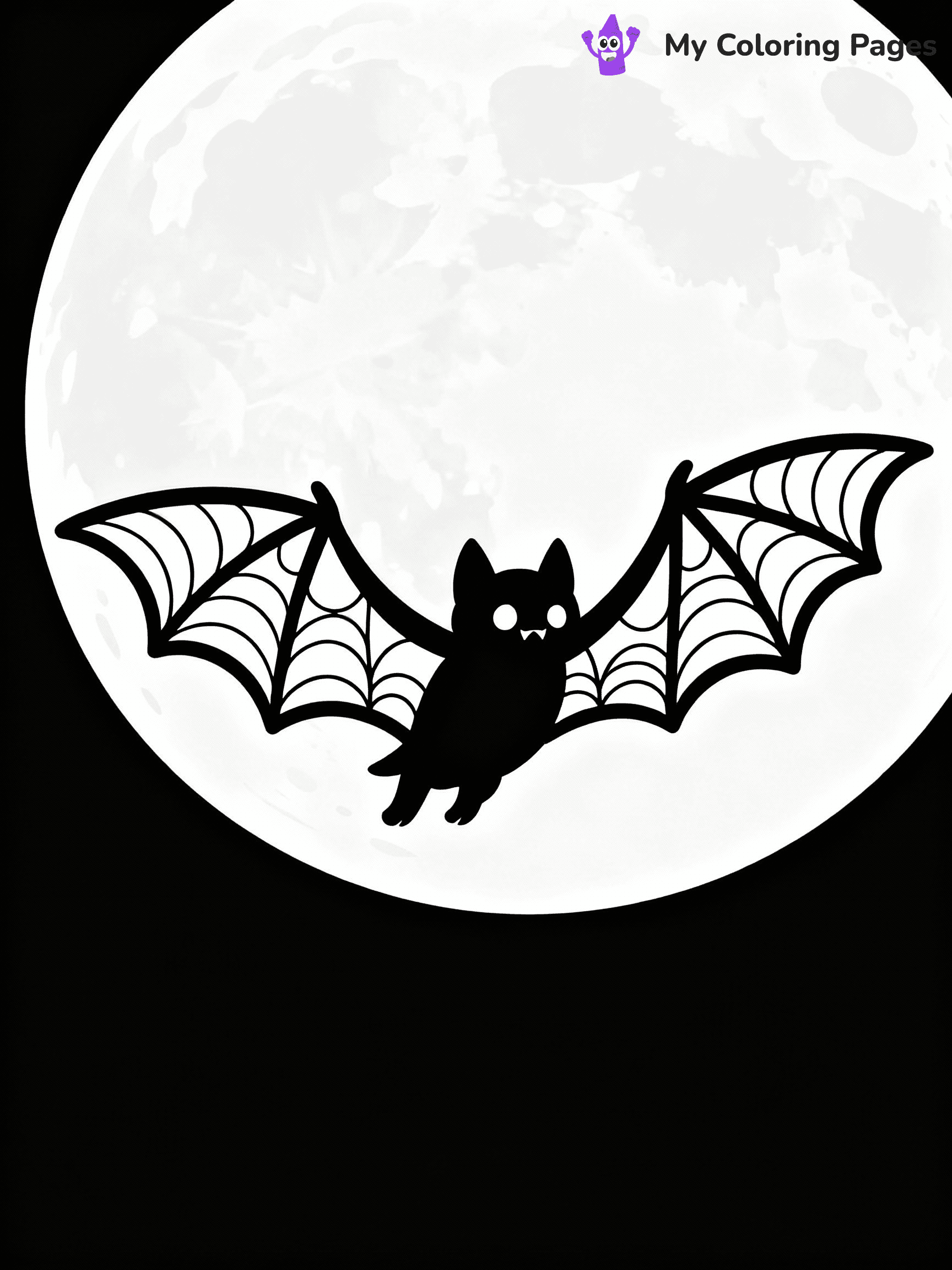 Bat Coloring Pages - 23