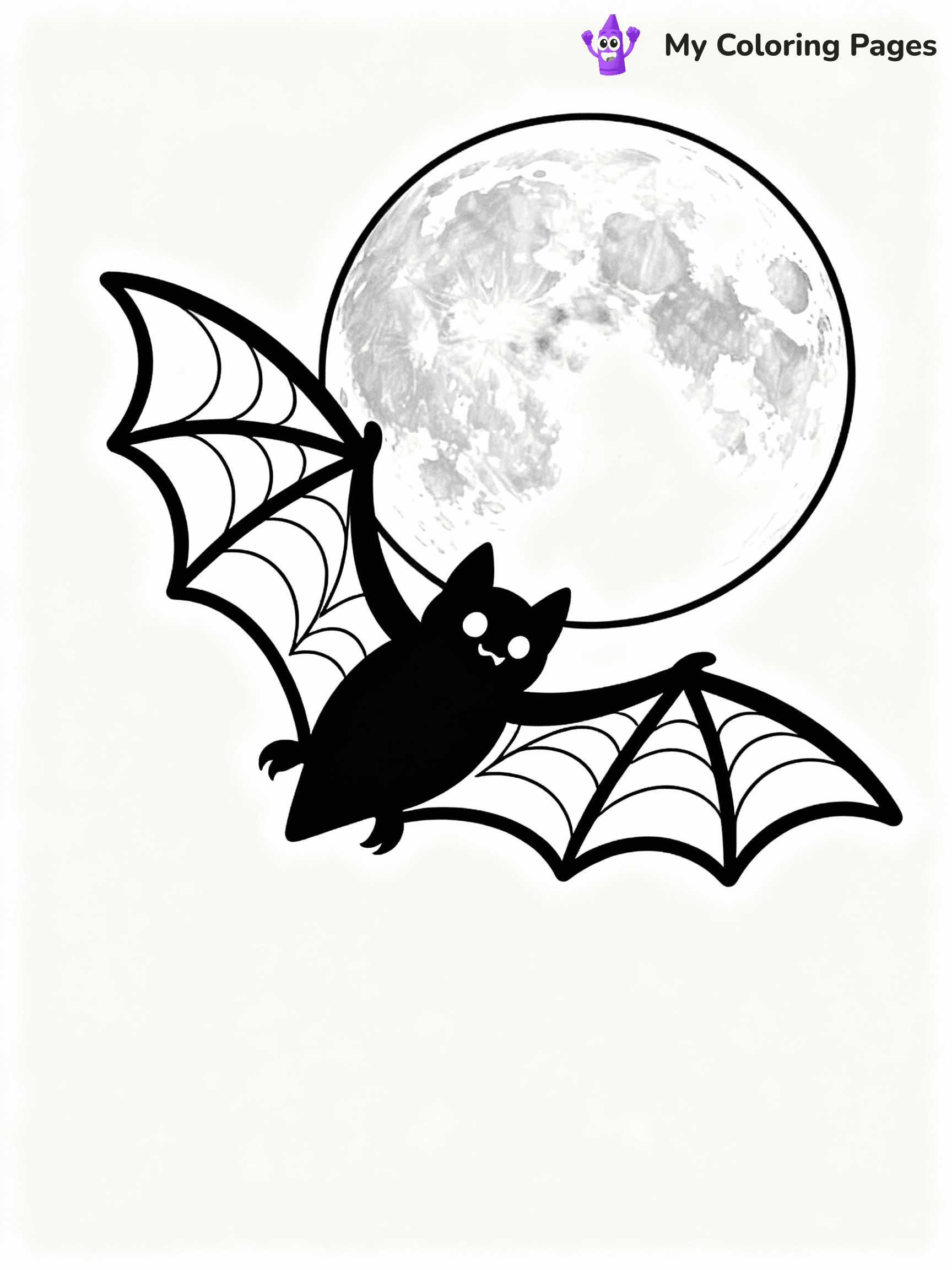 Bat Coloring Pages - 19