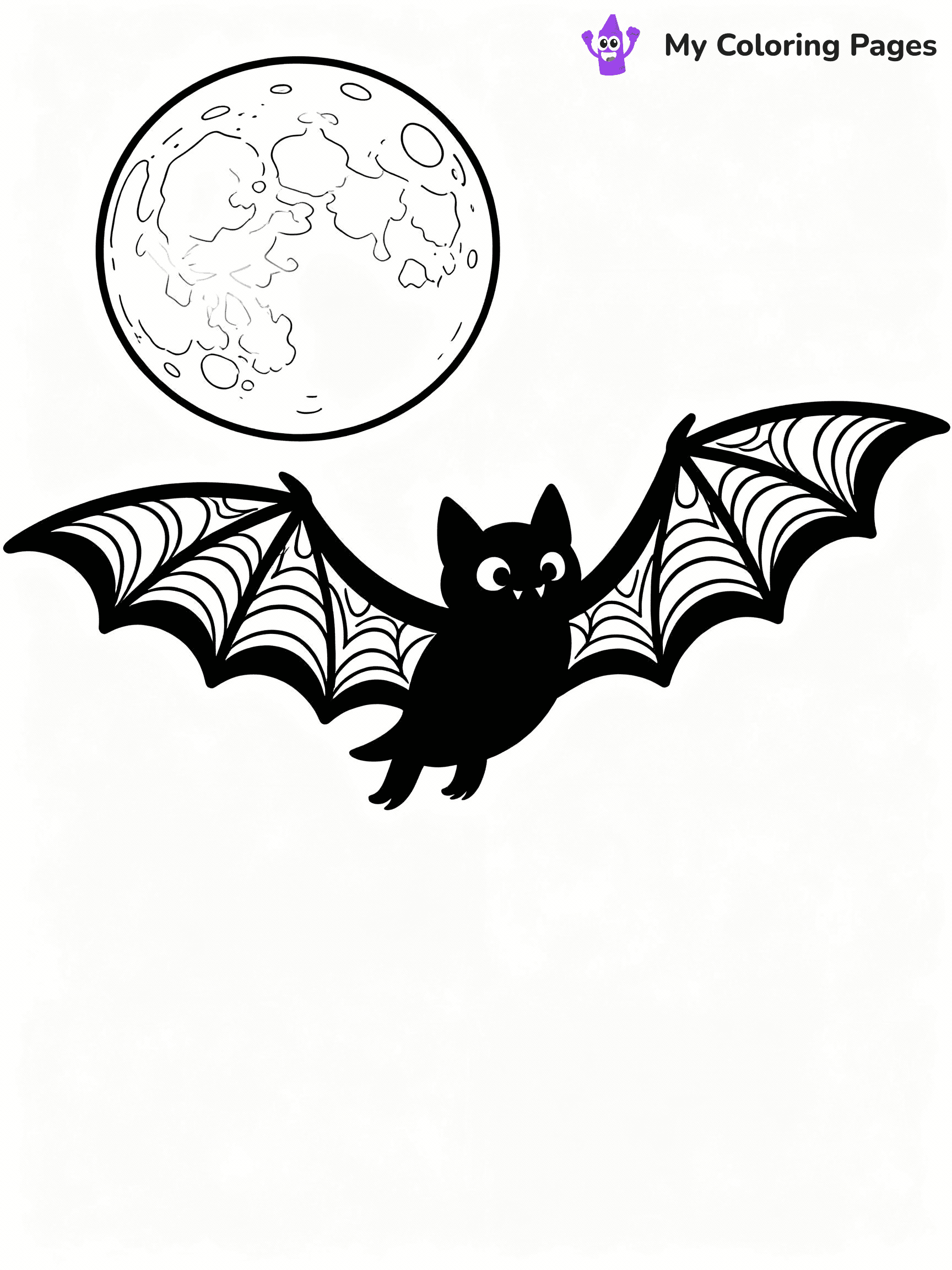 Bat Coloring Pages - 17
