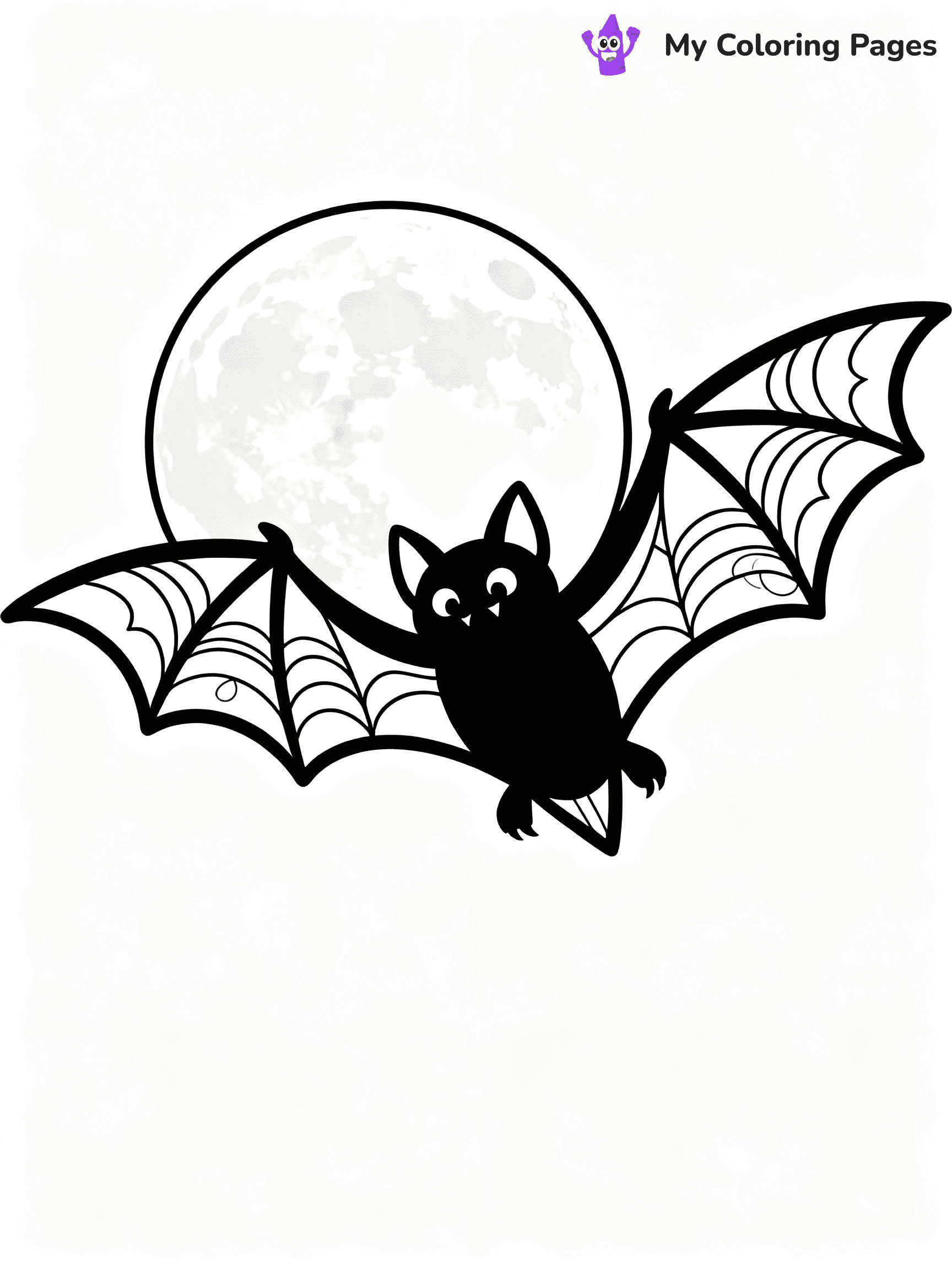 Bat Coloring Pages - 15