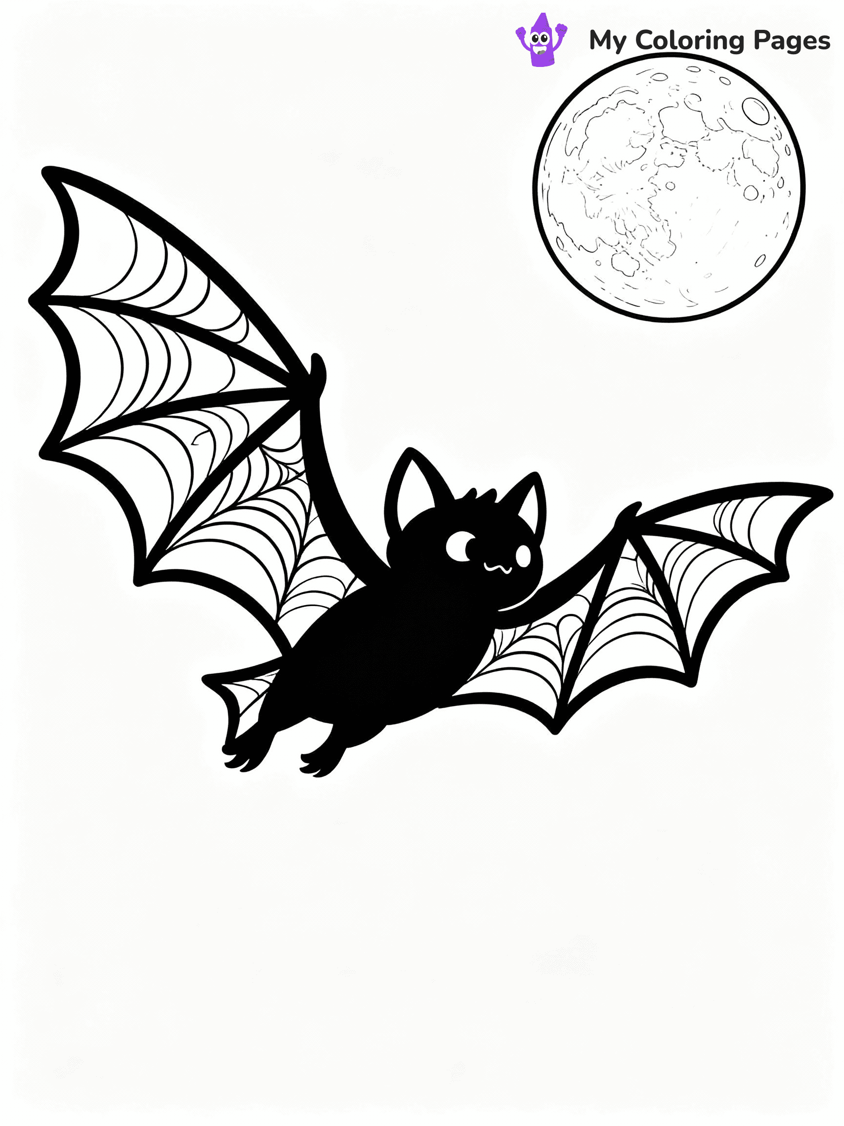 Bat Coloring Pages - 14