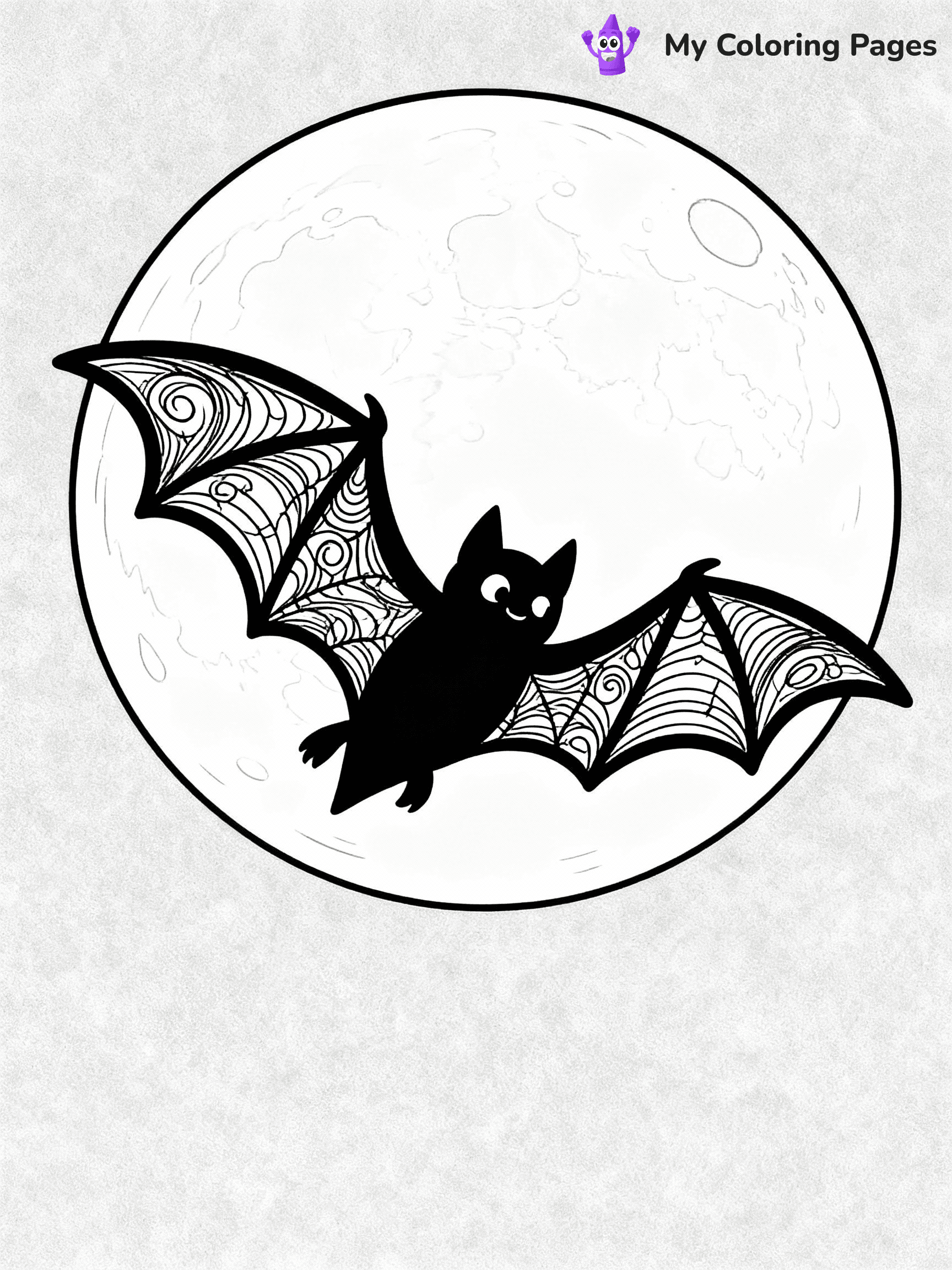 Bat Coloring Pages - 12